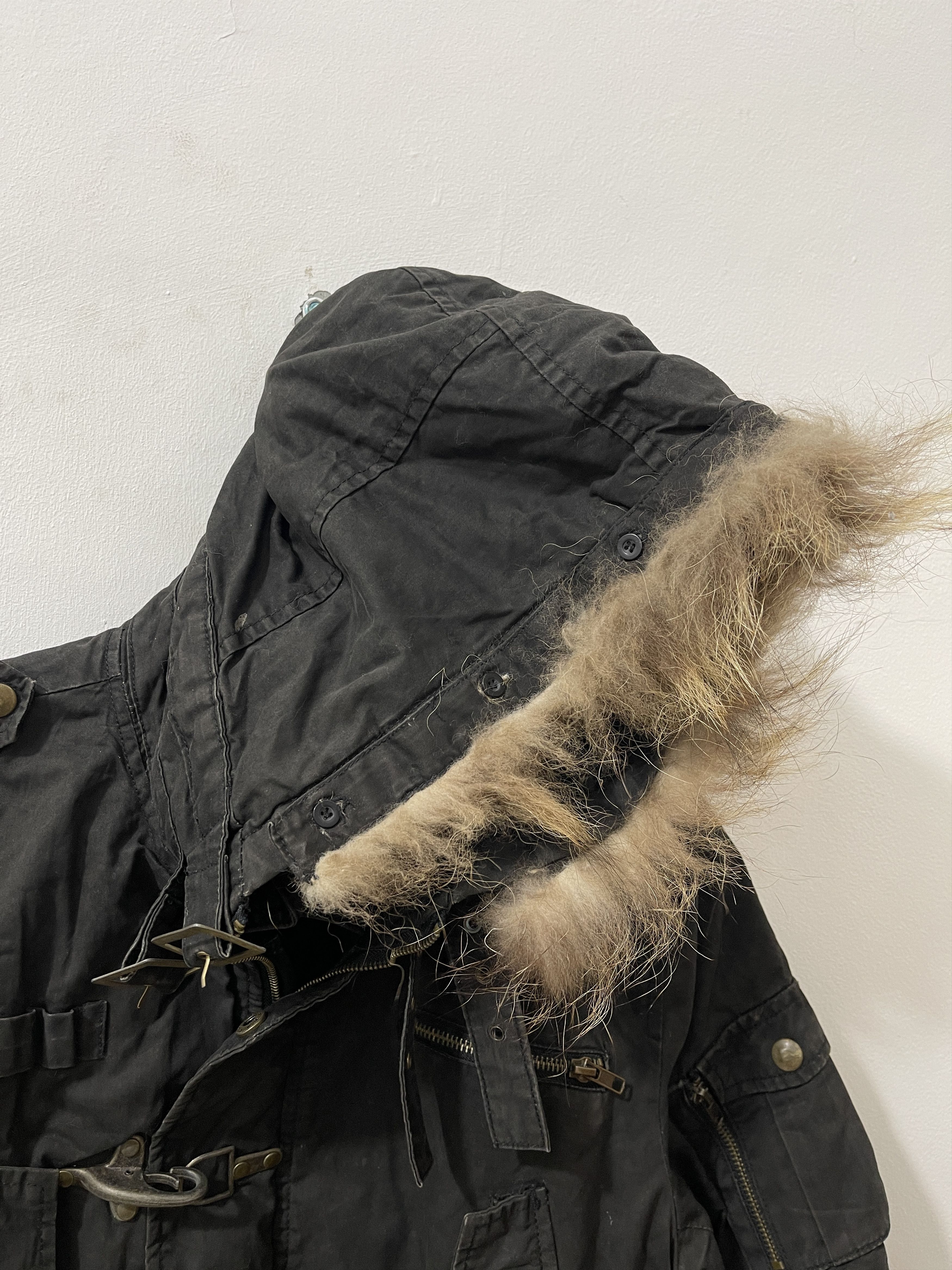 Japanese Brand 2000s Vence Japan Archive Fur Fireman Clasp Vkei Jacket Size US M / EU 48-50 / 2 - 5 Thumbnail