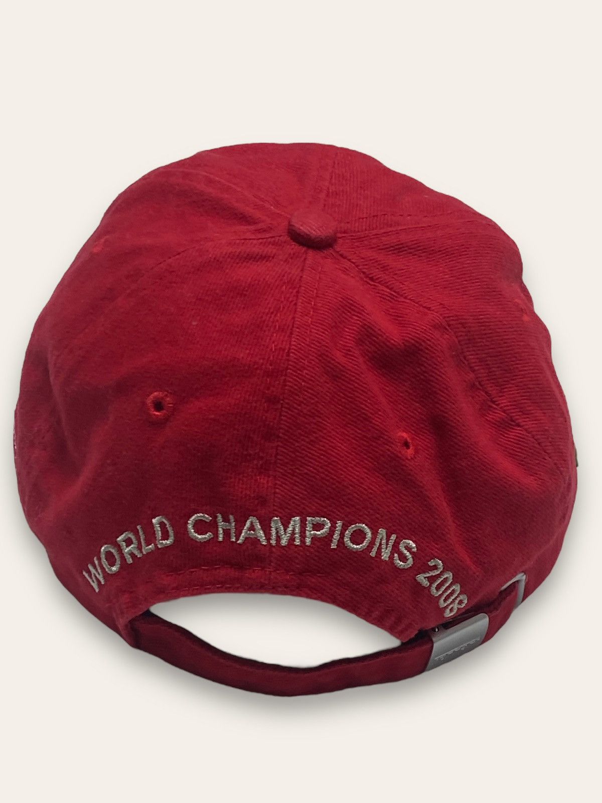 Ferrari 2008 Vintage FERRARI Racing Red Cap Big Logo Y2K Size ONE SIZE - 4 Thumbnail