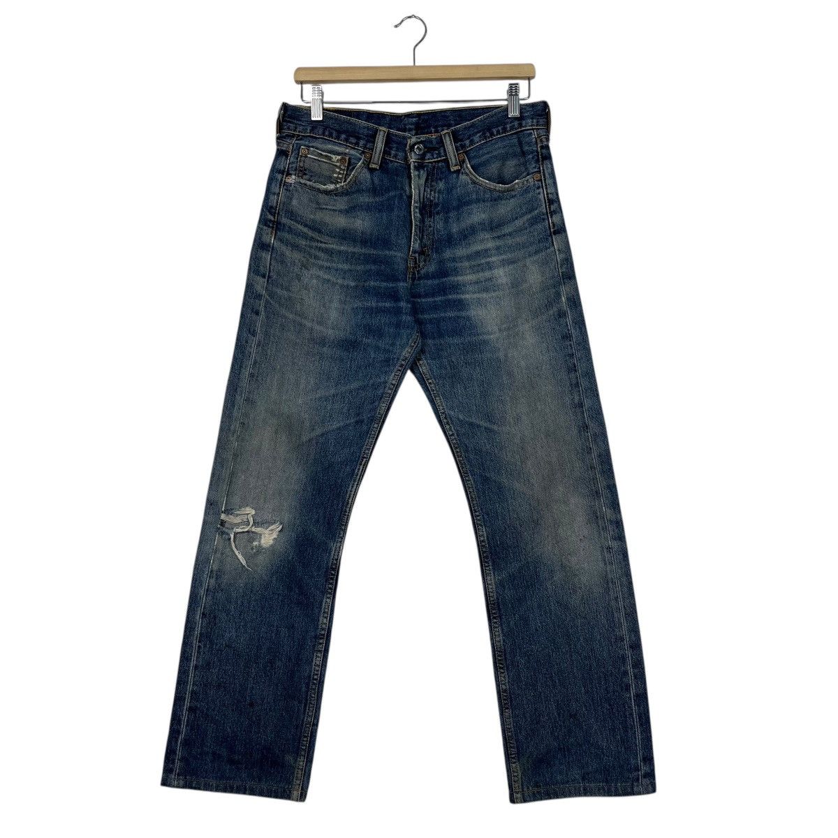 Levi's Vintage Y2k Levis Lot 505 Distressed Denim Size US 30 / EU 46 - 1 Thumbnail