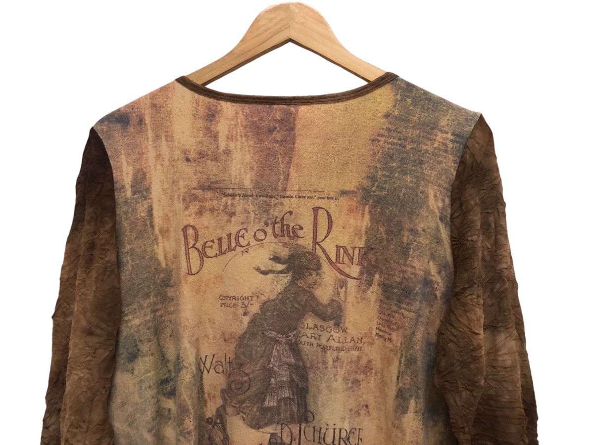 Vintage RARE 🔥 B,V. B,B. BELLE O’ THE RINK OVP MESH SLEEVES BODY TOP Size XL / US 12-14 / IT 48-50 - 10 Thumbnail