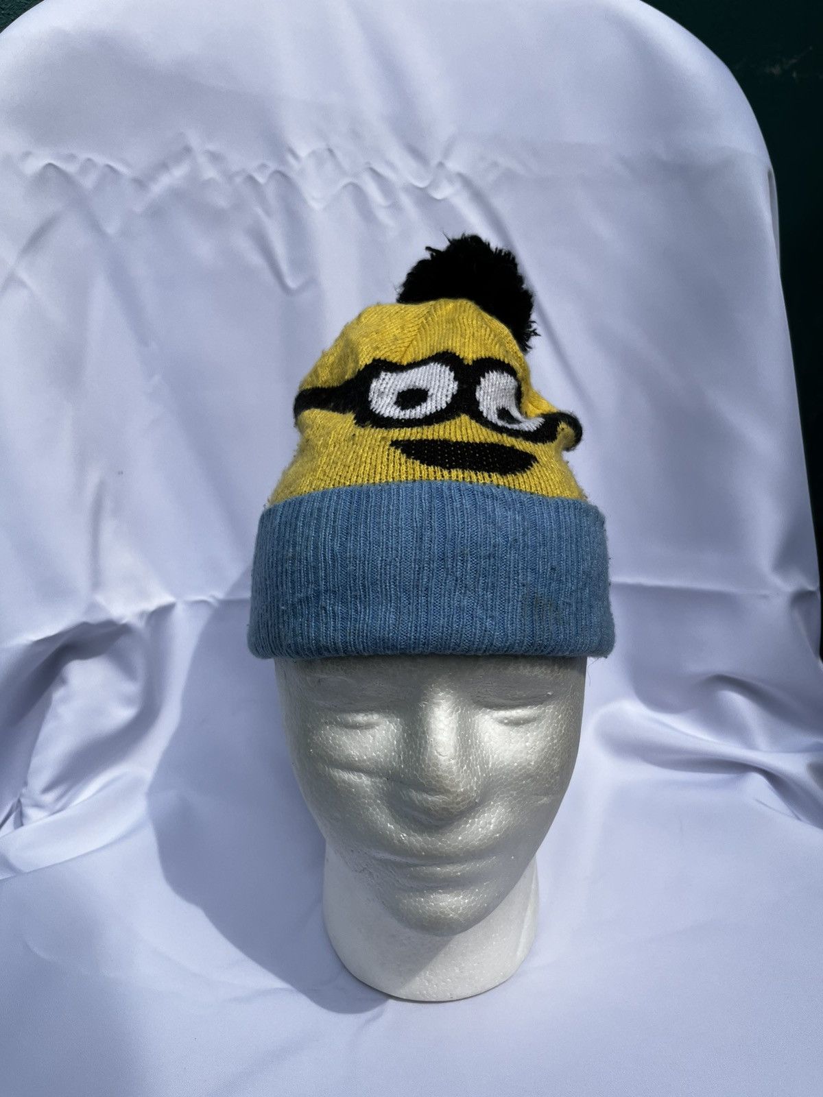 Japanese Brand × Vintage knitted Crochet Minion Winter Beanie Hats Size ONE SIZE - 2 Thumbnail