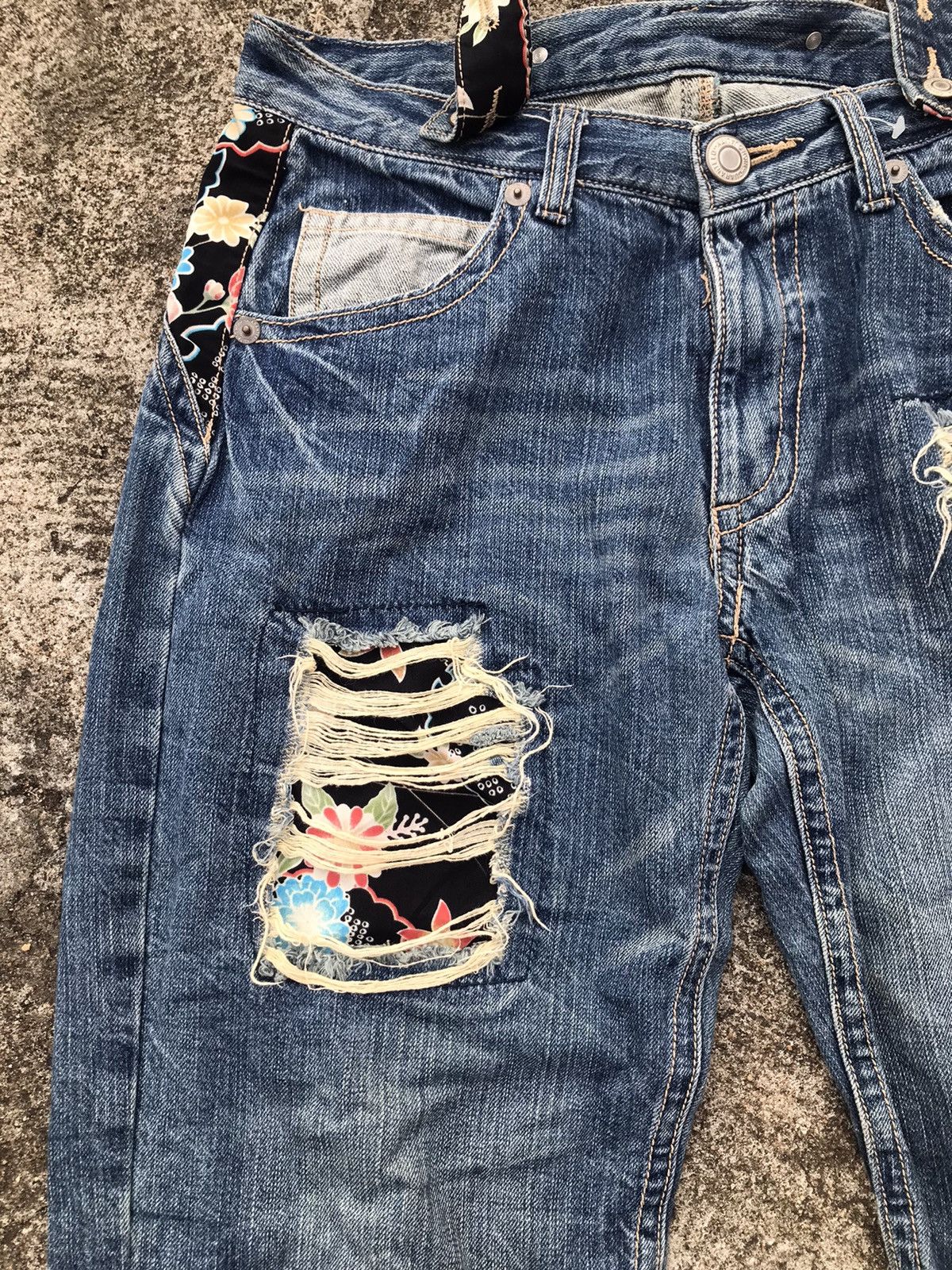 Japanese Brand Japanese Brand Jeans with Suspender Size US 31 - 5 Thumbnail