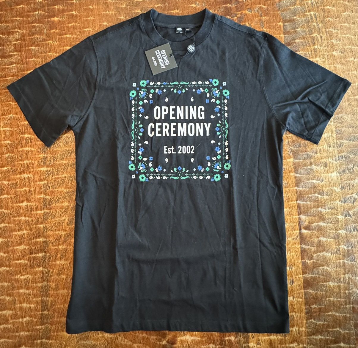 Opening Ceremony Black Bandana Tshirt XS Size US XS / EU 42 / 0 - 1 Thumbnail