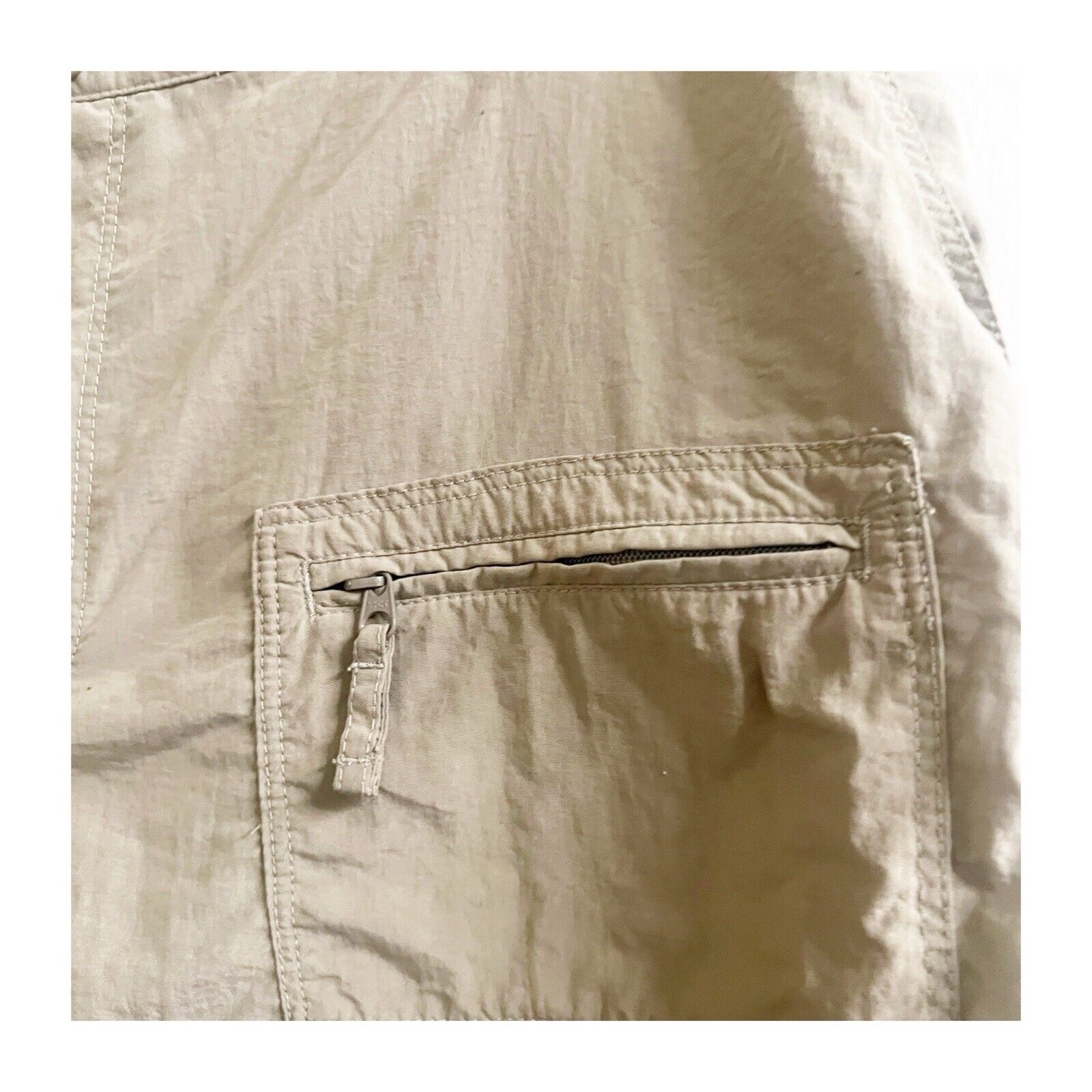 The North Face The North Face Cropped Nylon Pants Khaki Beige Size 12 Size 34" / US 12 / IT 48 - 12 Thumbnail