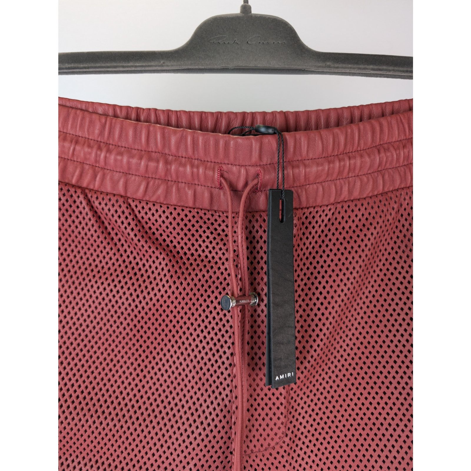 Amiri o1rshd1 MA Perforated Leather Shorts in Sun Dried Tomato Size US 32 / EU 48 - 7 Thumbnail