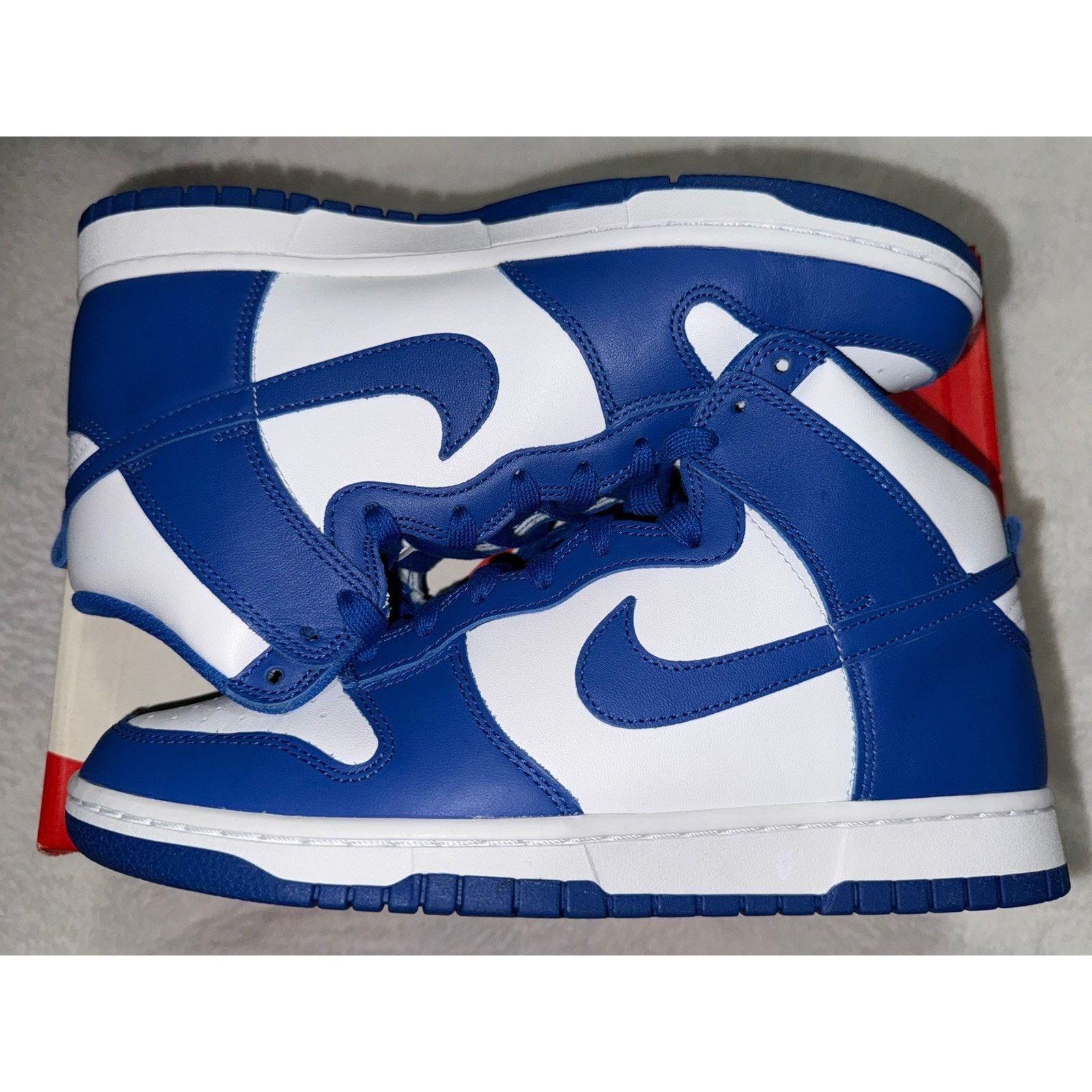 Nike Nike Dunk Hi Retro Kentucky White Game Royal Size 9.5 Size US 9.5 / EU 42-43 - 1 Thumbnail