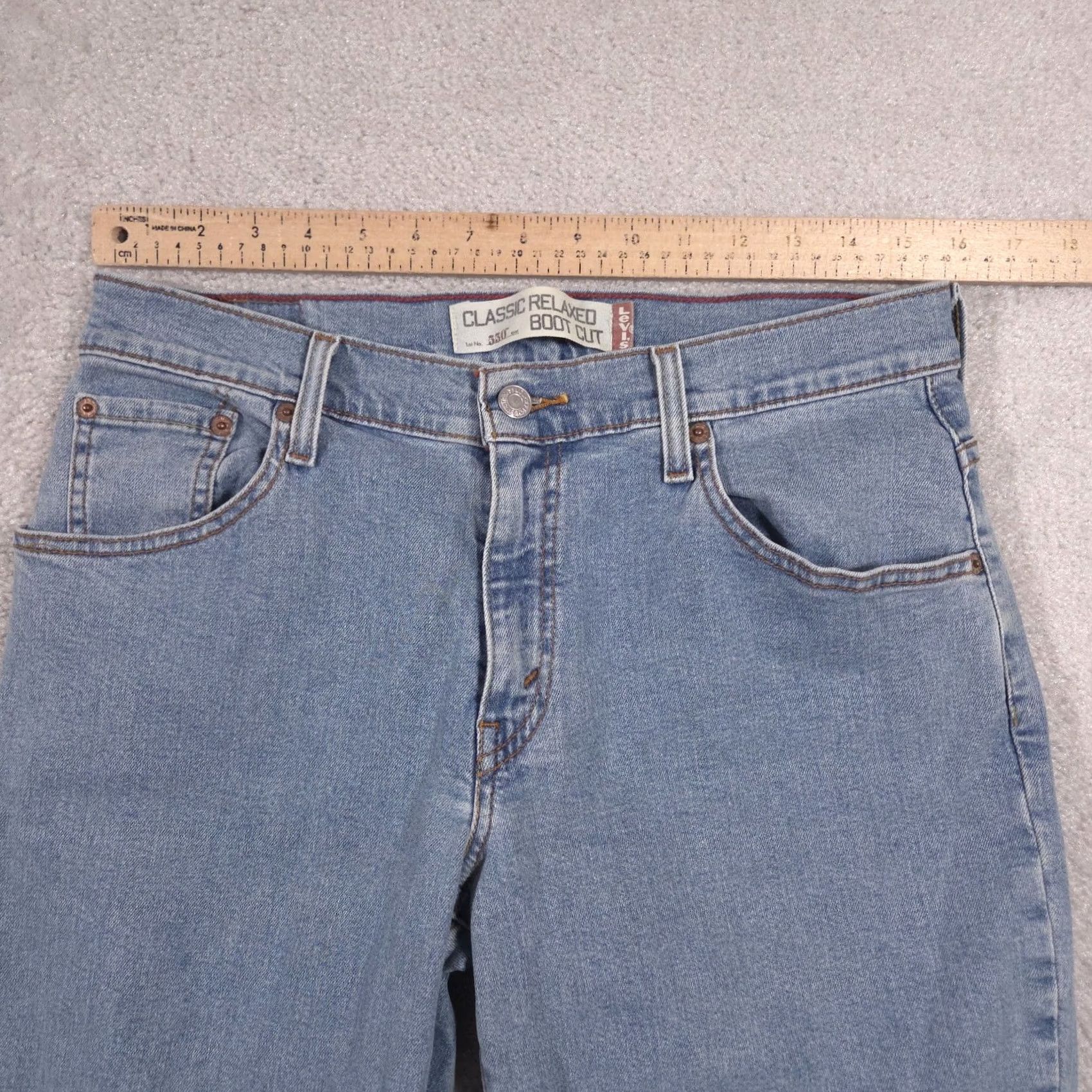 Levi's Levi's Jeans Womens 10 Long 550 Relaxed Boot Cut Stretch Denim Size 32" / US 10 / IT 46 - 5 Thumbnail