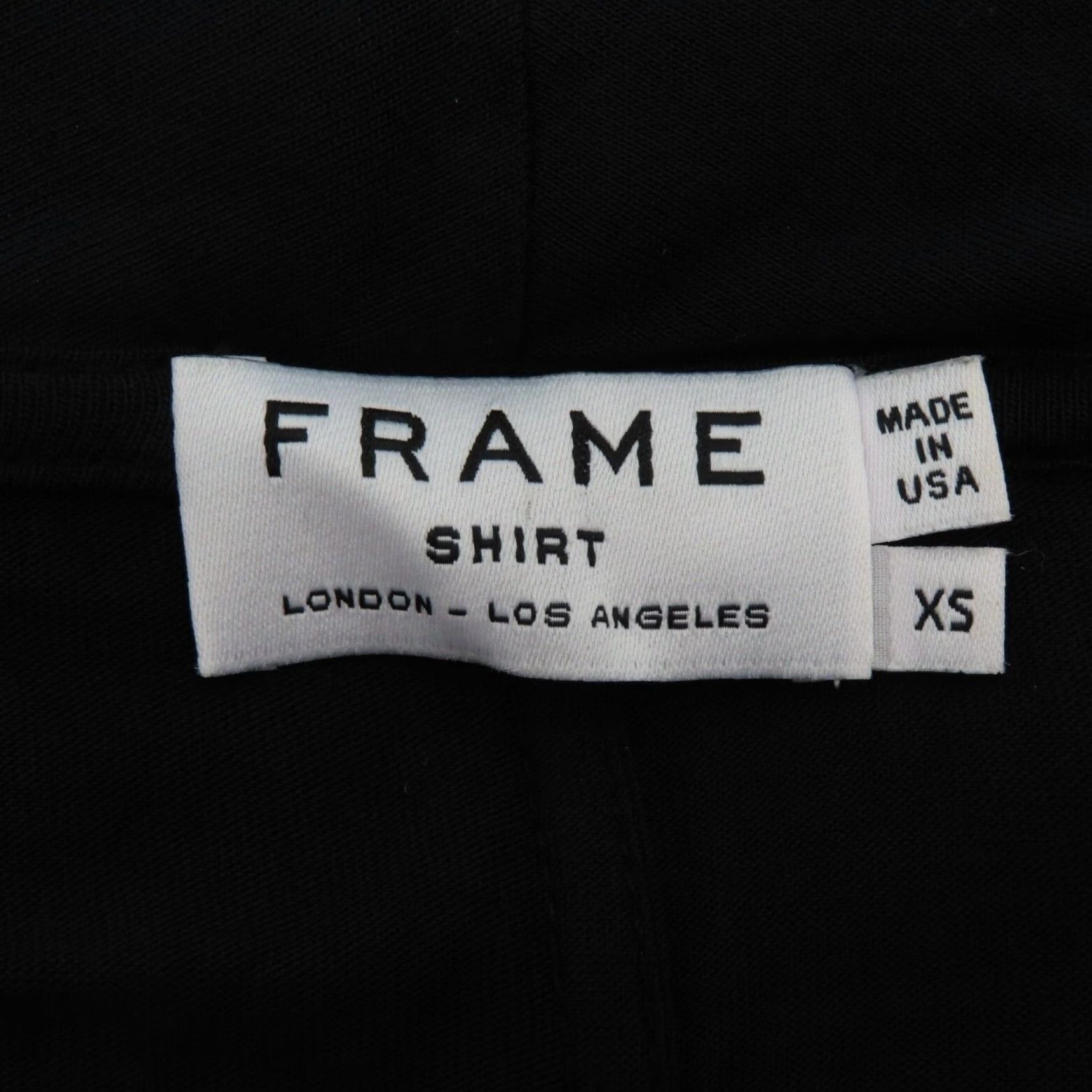 Frame FRAME Denim Le Duster Cardigan XS Black Long Sleeve Open Front Pockets Womens Cardigan Size XS / US 0-2 / IT 36-38 - 6 Thumbnail