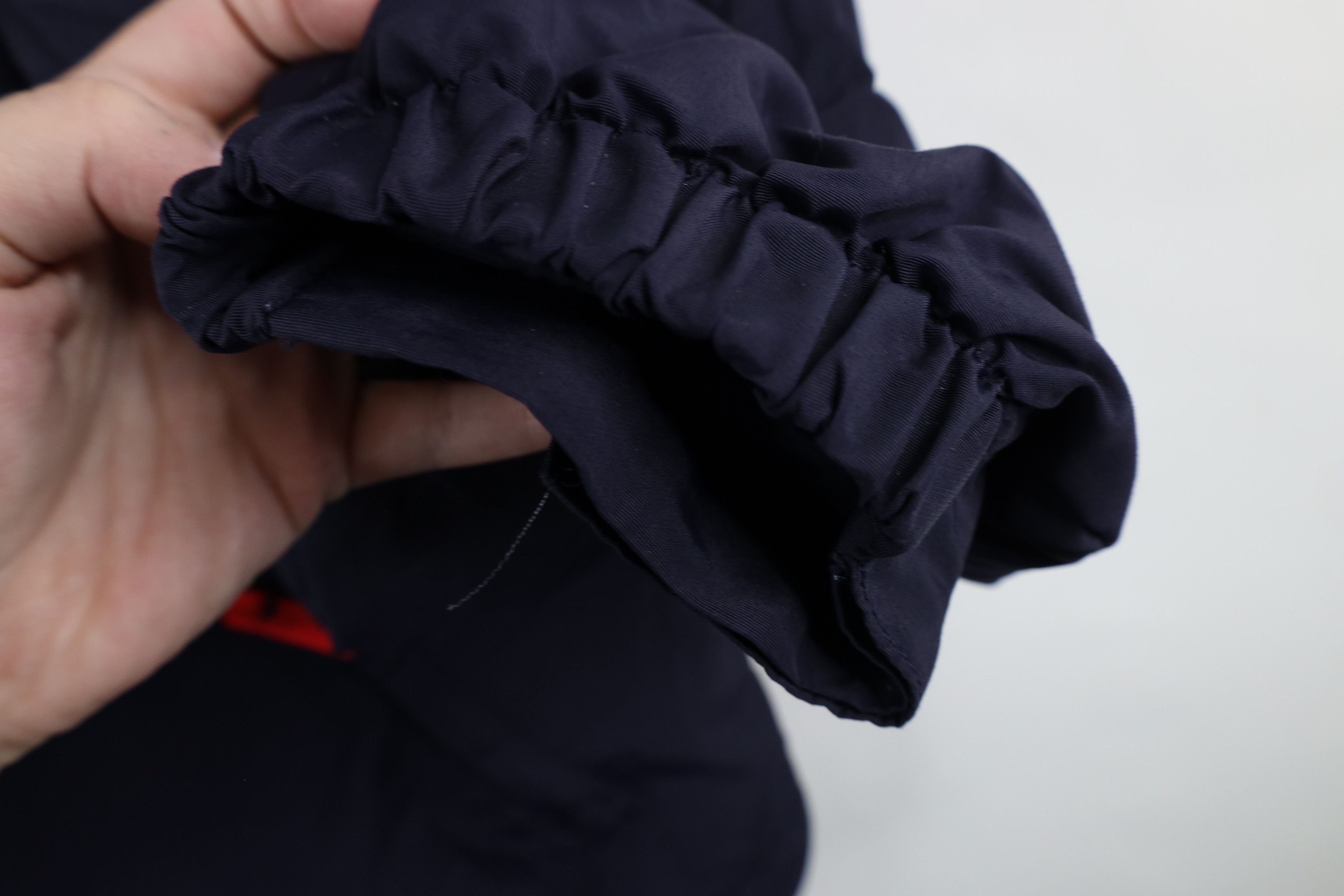 Lands' End × Vintage Vintage 90s Lands End Full Zip Hooded Rain Jacket Navy Blue Size US XL / EU 56 / 4 - 6 Thumbnail