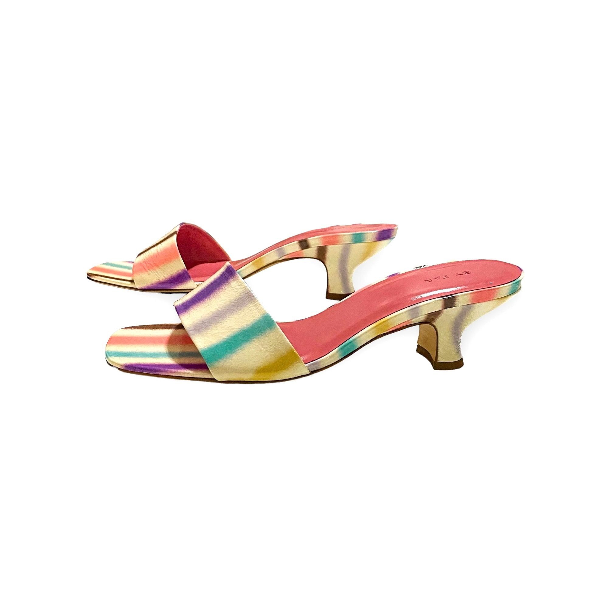 By Far NWT By Far Freddy Spray Print Slide sandals, Size 40EU Size US 10 / IT 40 - 5 Thumbnail