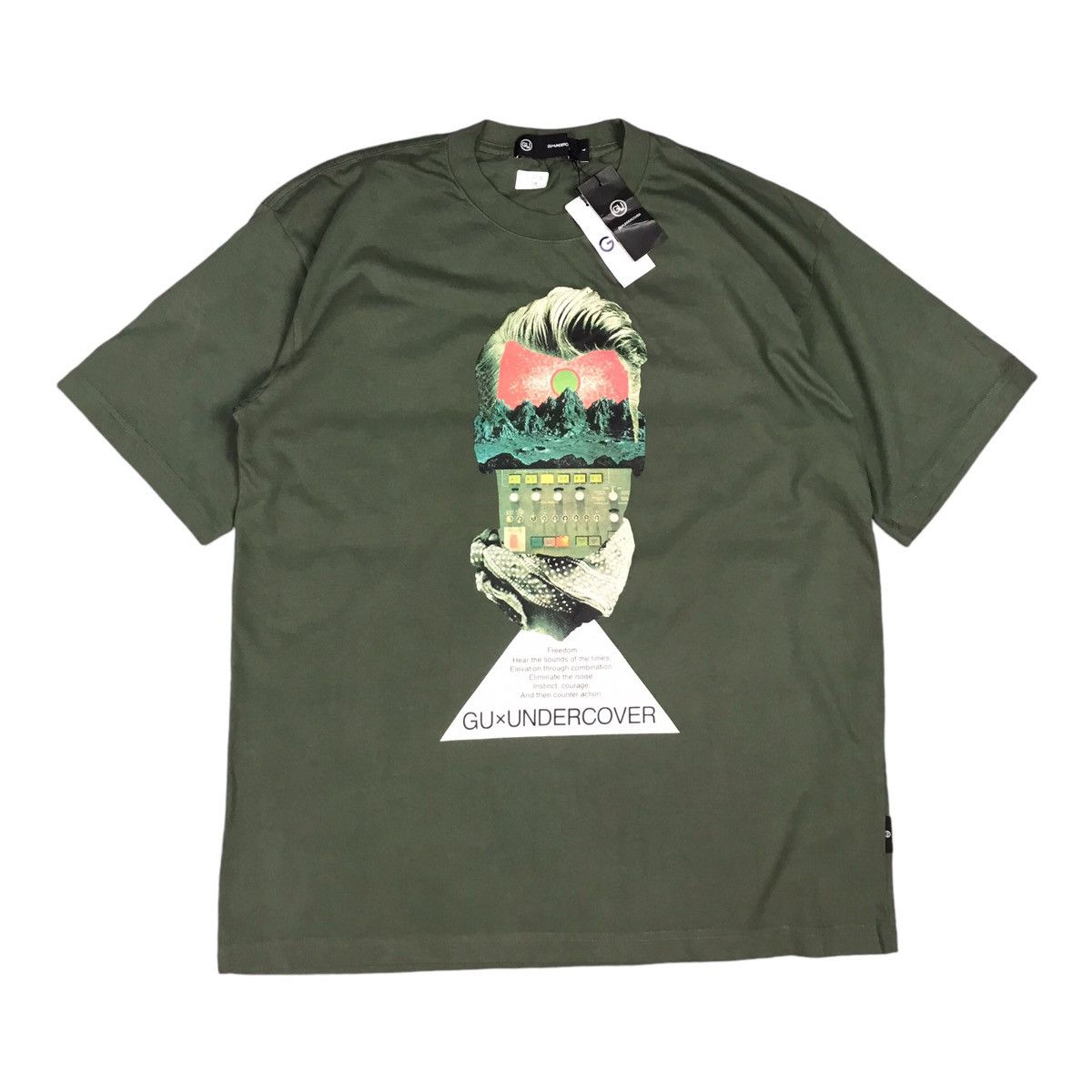 GU × Japanese Brand × Undercover UNDERCOVER X GU GREEN TSHIRT DESIGN Size US L / EU 52-54 / 3 - 1 Thumbnail