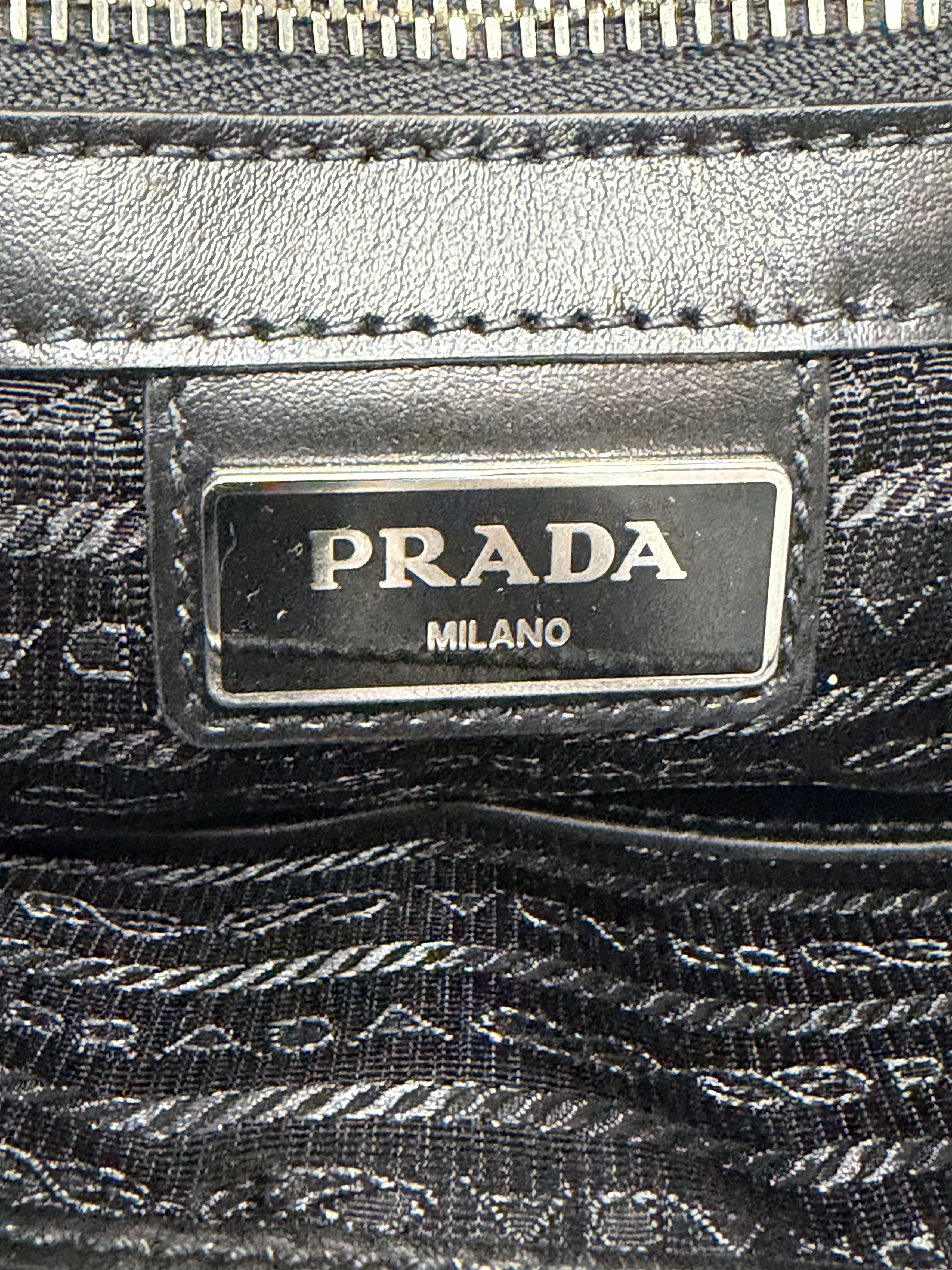 Prada Prada Black Saffiano Leather Large Tote Bag / Briefcase Size ONE SIZE - 8 Thumbnail