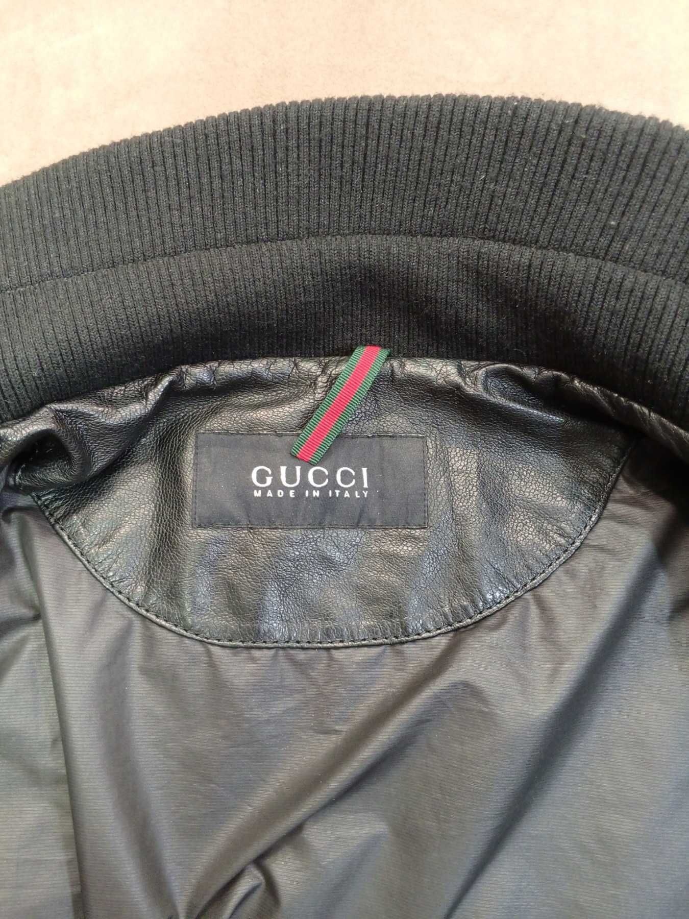 Gucci Gucci Leather Jacket Size US L / EU 52-54 / 3 - 3 Thumbnail