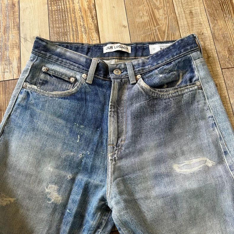 Our Legacy Our Legacy Patchwork printed jeans Size US 29 - 3 Thumbnail