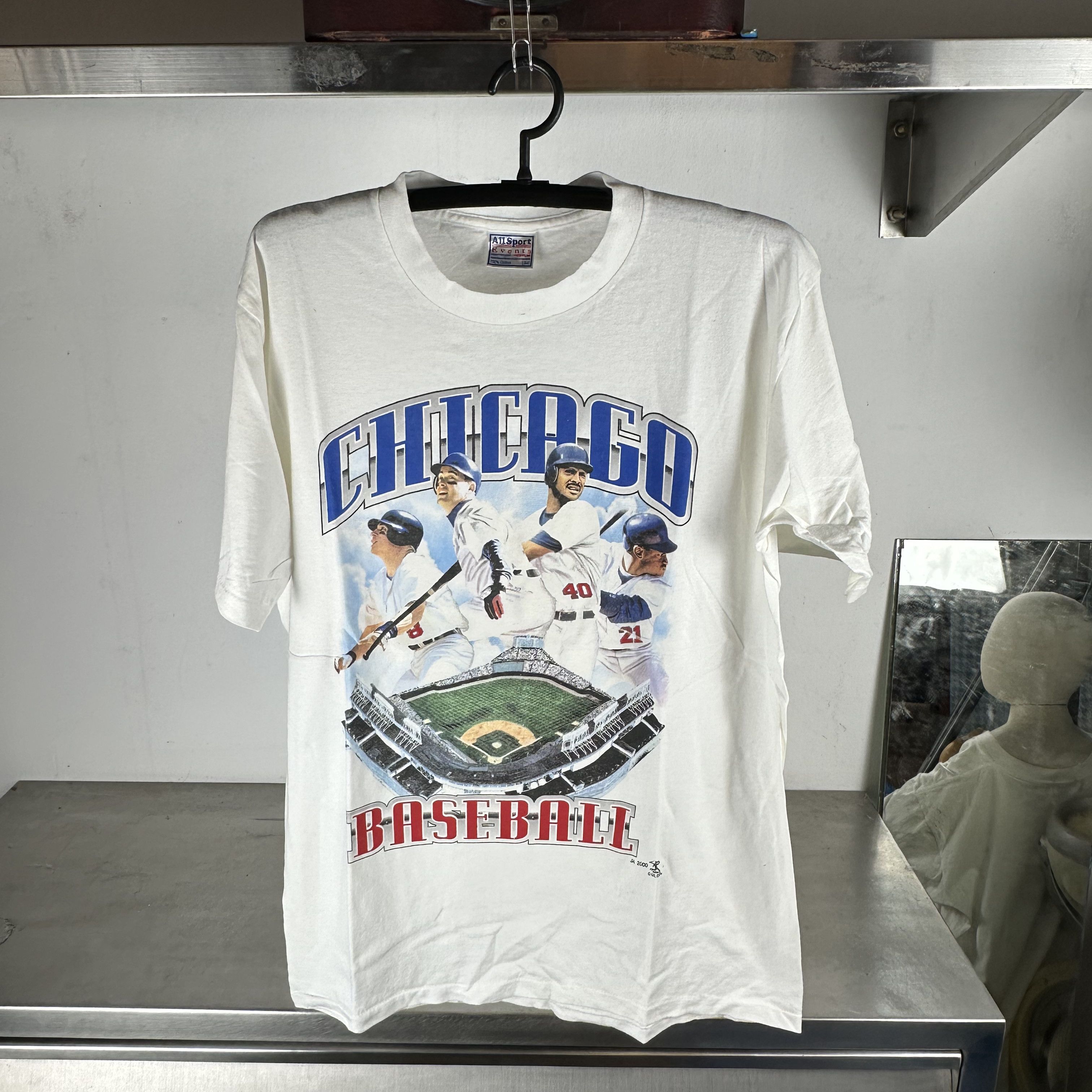 Vintage Vintage 2000 Chicago Cubs Baseball MLB Large T-Shirt Size US L / EU 52-54 / 3 - 1 Thumbnail