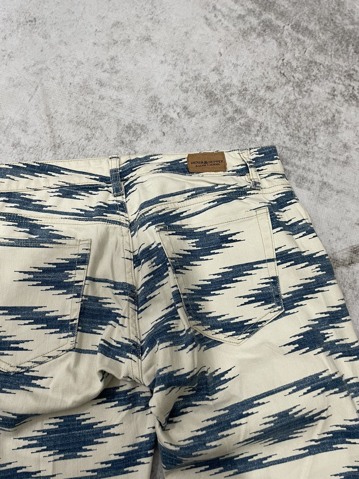 RRL Ralph Lauren 2000s- Polo ralph lauren double RL Etnis denim Size US 29 - 8 Thumbnail