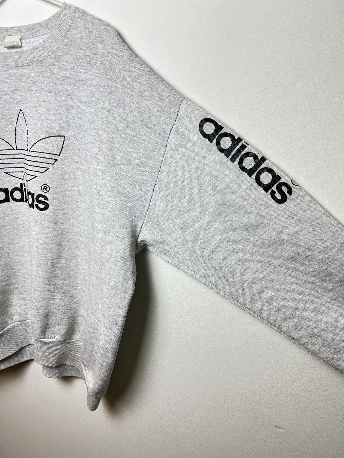 Adidas adidas 80s vintage crewneck sweatshirt Size US L / EU 52-54 / 3 - 4 Thumbnail