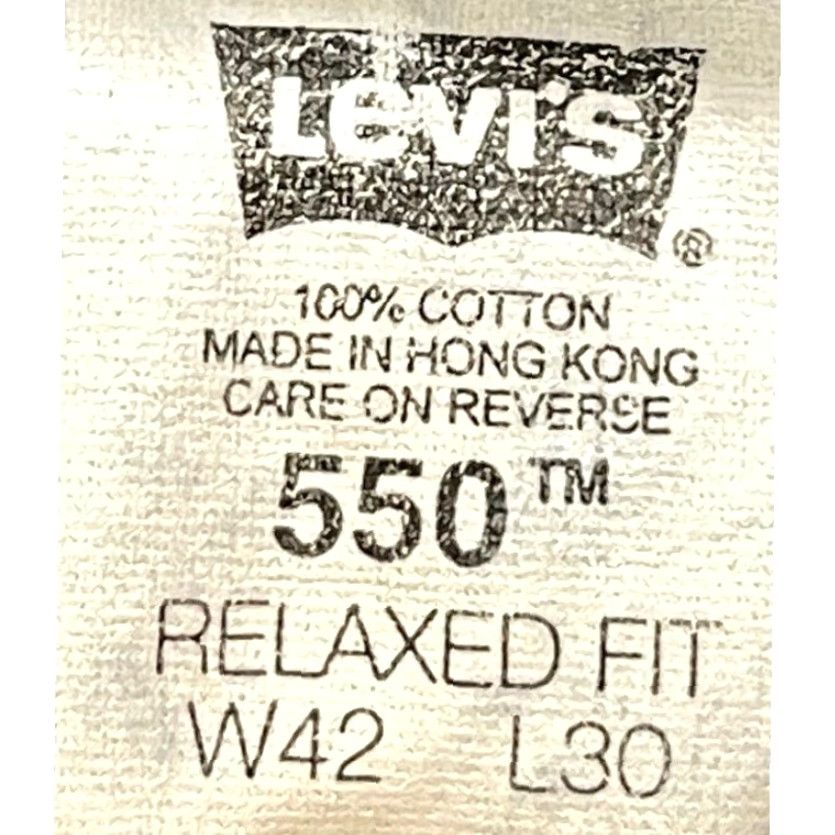 Levi's VINTAGE Levi's 550 Jeans Blue 42x29.5 100 Cotton Distress Hem Y2K Relaxed Men Medium Denim Jeans Size US 42 / EU 58 - 4 Thumbnail
