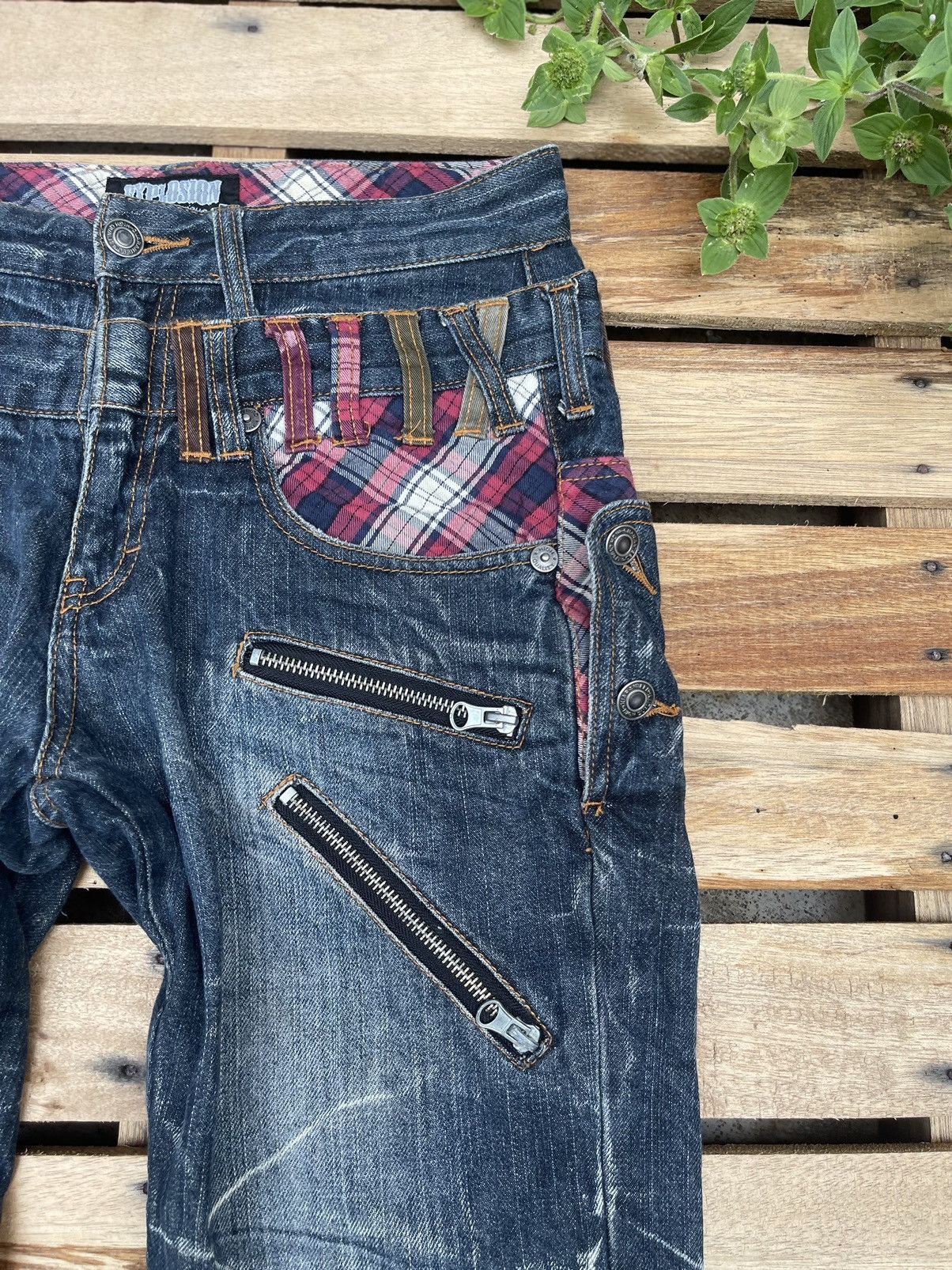 If Six Was Nine × Japanese Brand × Le Grande Bleu (L.G.B.) Japanese Vintage Double Waist If six Was Nine Style Jeans Size US 30 / EU 46 - 5 Thumbnail