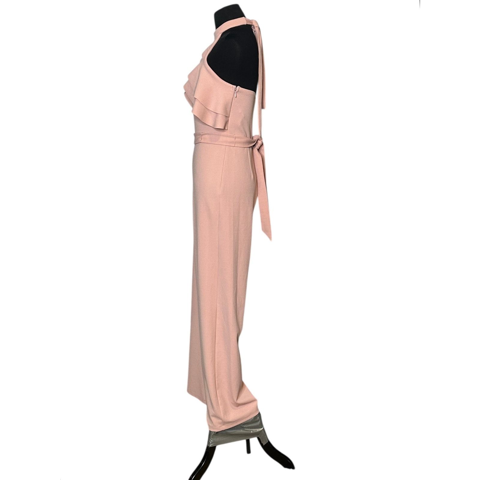 Anthropologie Avec les Filles halter neck ruffled jumpsuit size 2 Size 26" / US 2 / IT 38 - 12 Thumbnail