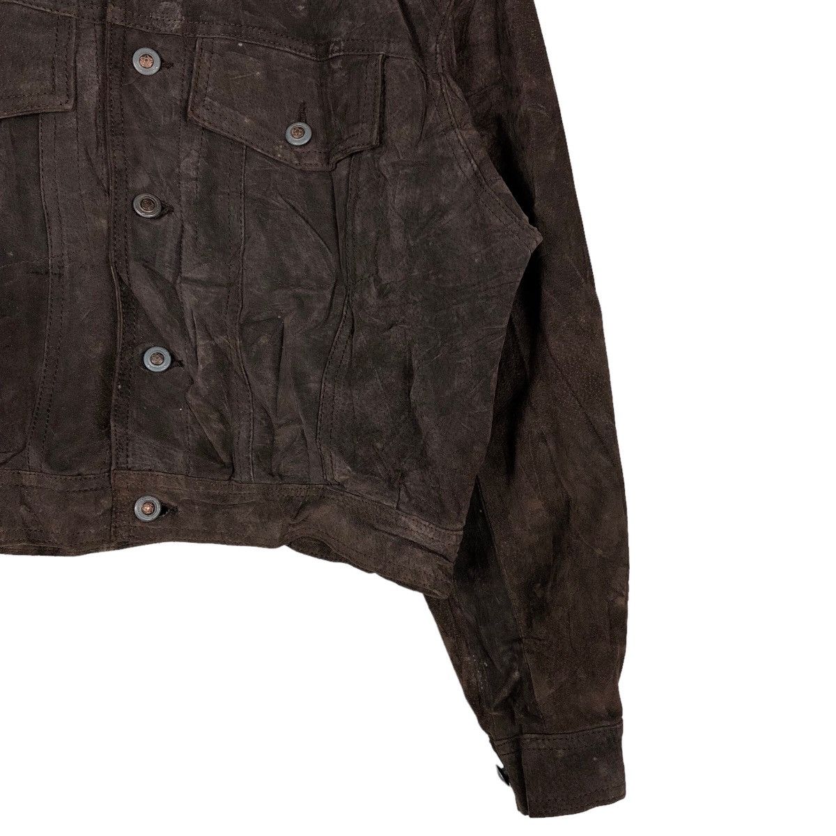 Japanese Brand 🔥Vintage Biker Fly Leather Jacket Sunvalley Japan Made Size US M / EU 48-50 / 2 - 5 Thumbnail