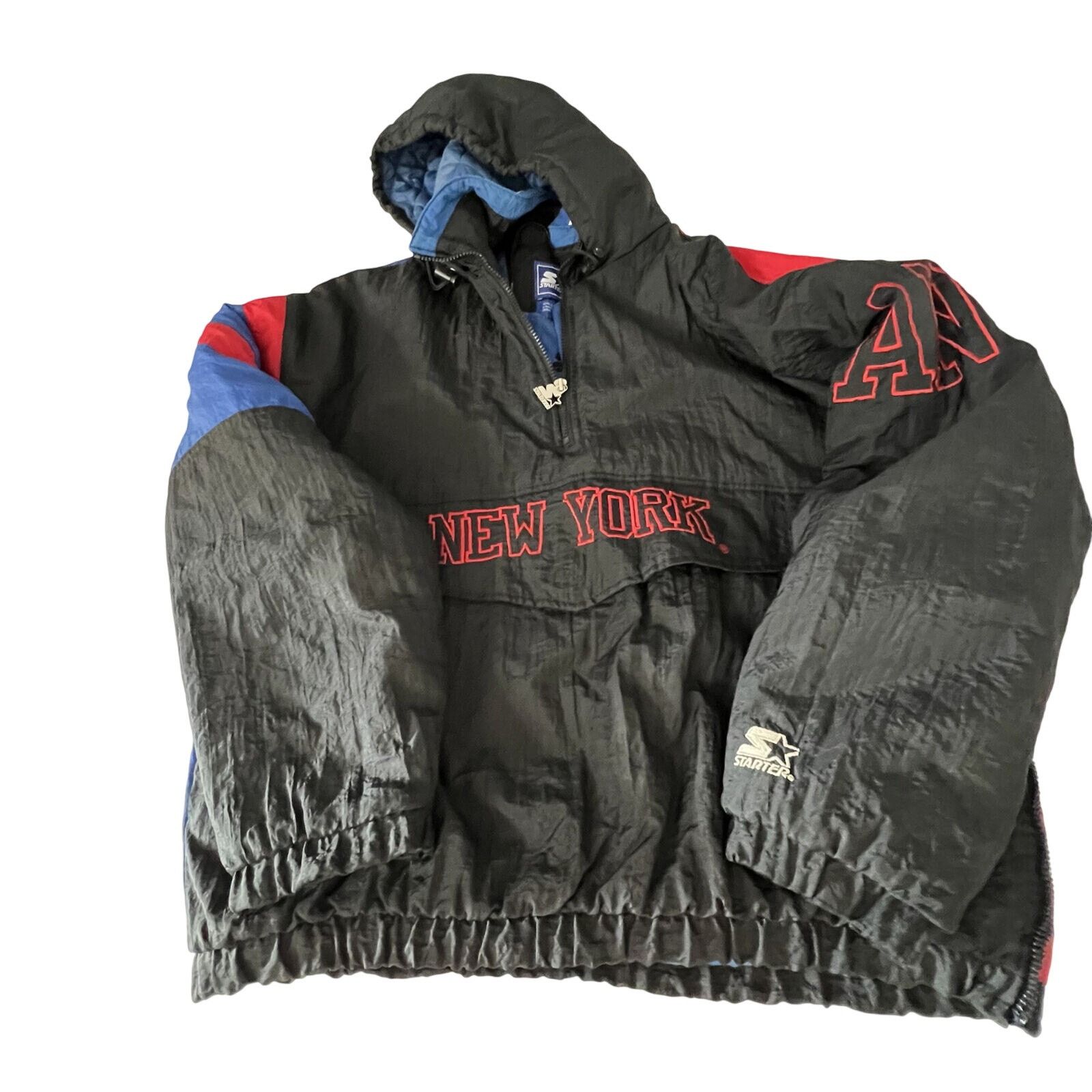 Starter Vintage 90’s Starter L NFL New York Giants Half Zip Jacket Size US L / EU 52-54 / 3 - 1 Thumbnail