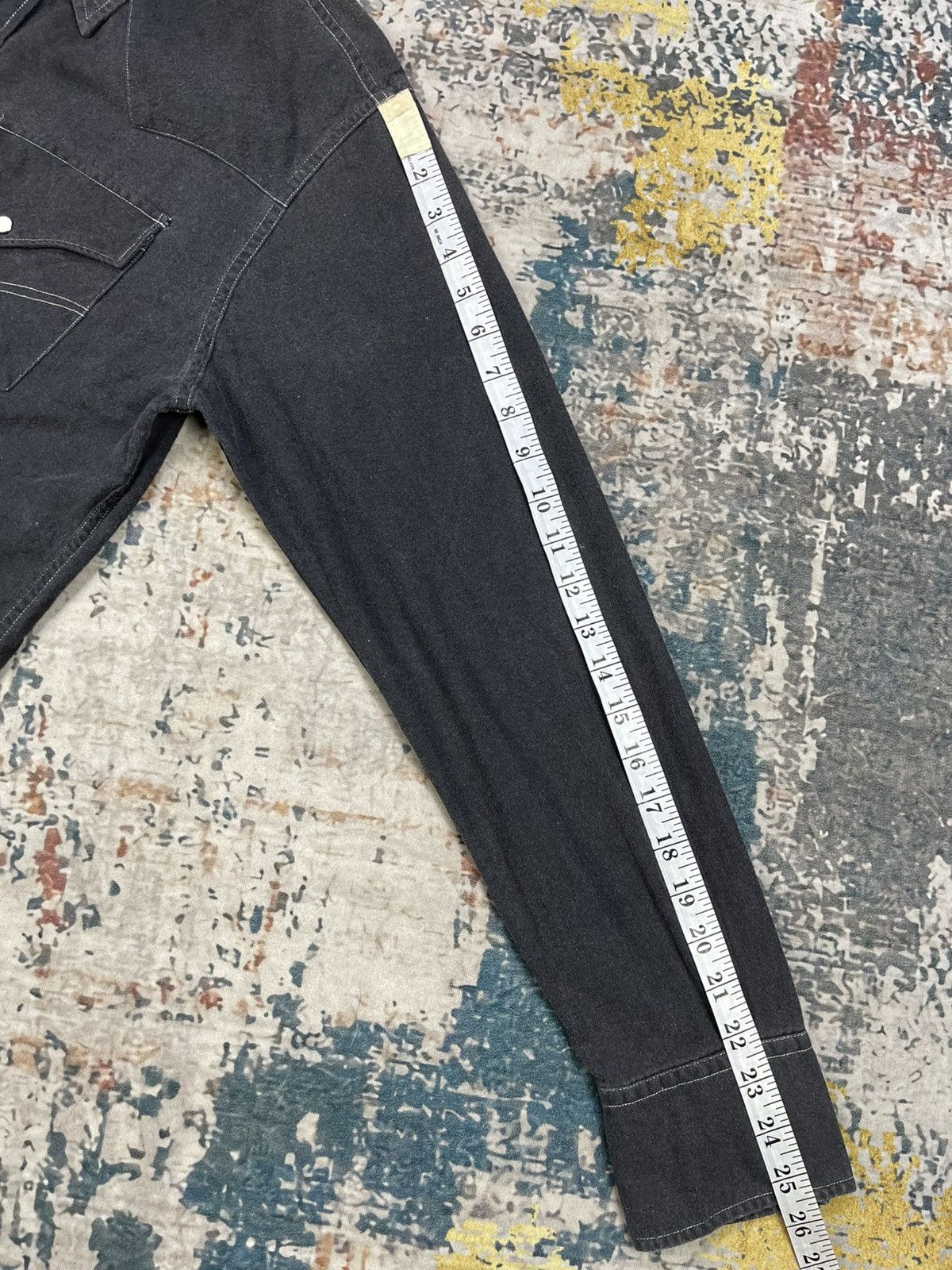 Japanese Brand Back Number Double Layer Western Shirt Size US L / EU 52-54 / 3 - 10 Thumbnail