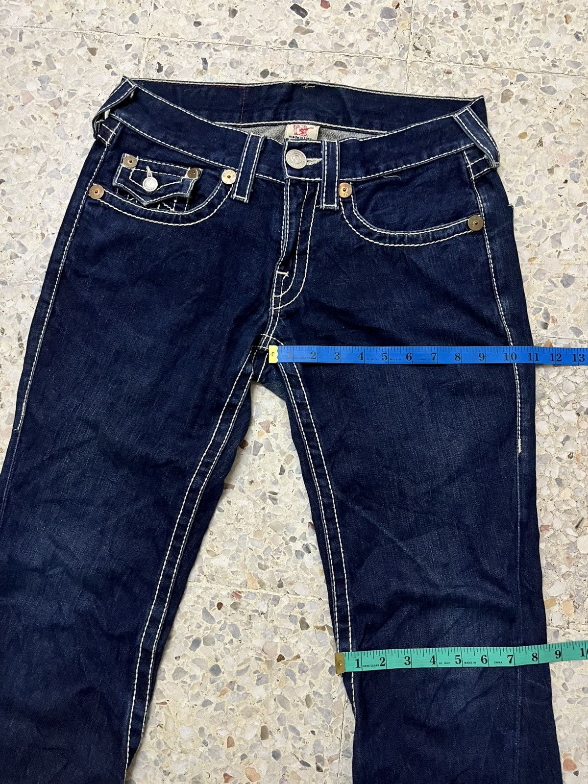 True Religion Vintage True Religion Frankie Big T Bootcut Denim Rare Cut Size US 33 - 16 Thumbnail