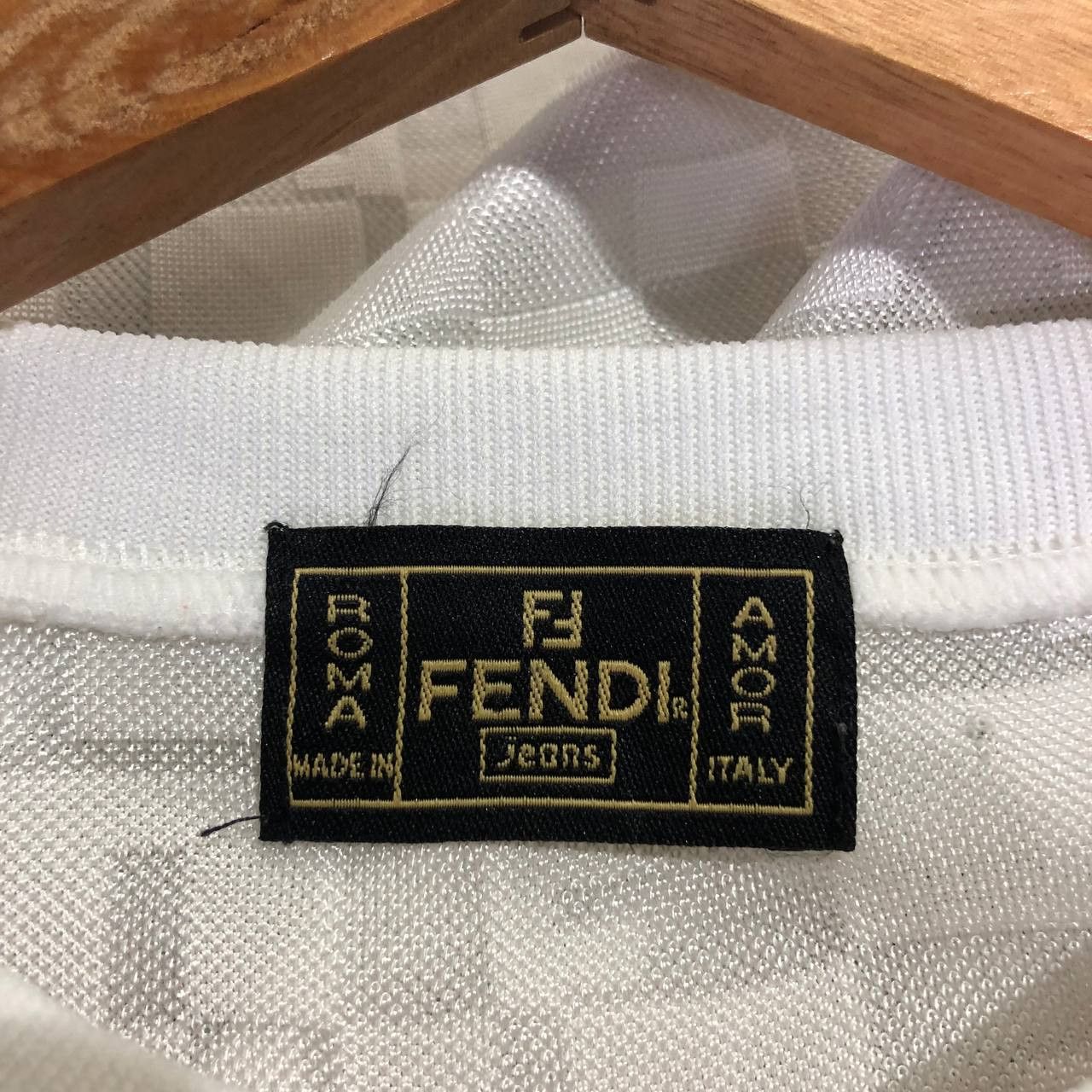 Fendi Fendi Monogram see thru tee Size US L / EU 52-54 / 3 - 3 Thumbnail