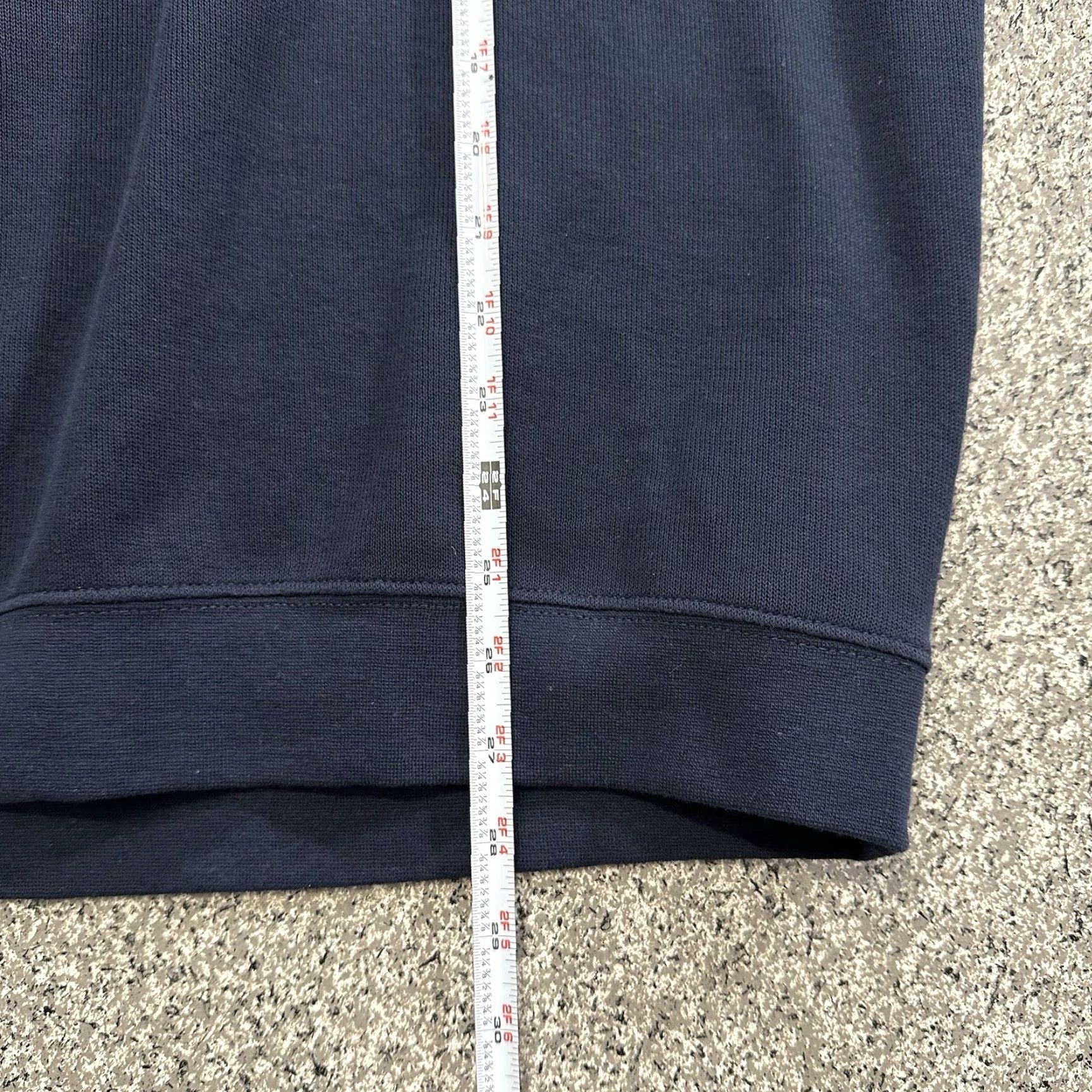 Cutter & Buck Cutter & Buck Quarter Zip Sweater Mens M Navy Blue Pullover Long Sleeve Mock Neck Knit Cotton Sweater Pullover Regular Mens Size US M / EU 48-50 / 2 - 4 Thumbnail