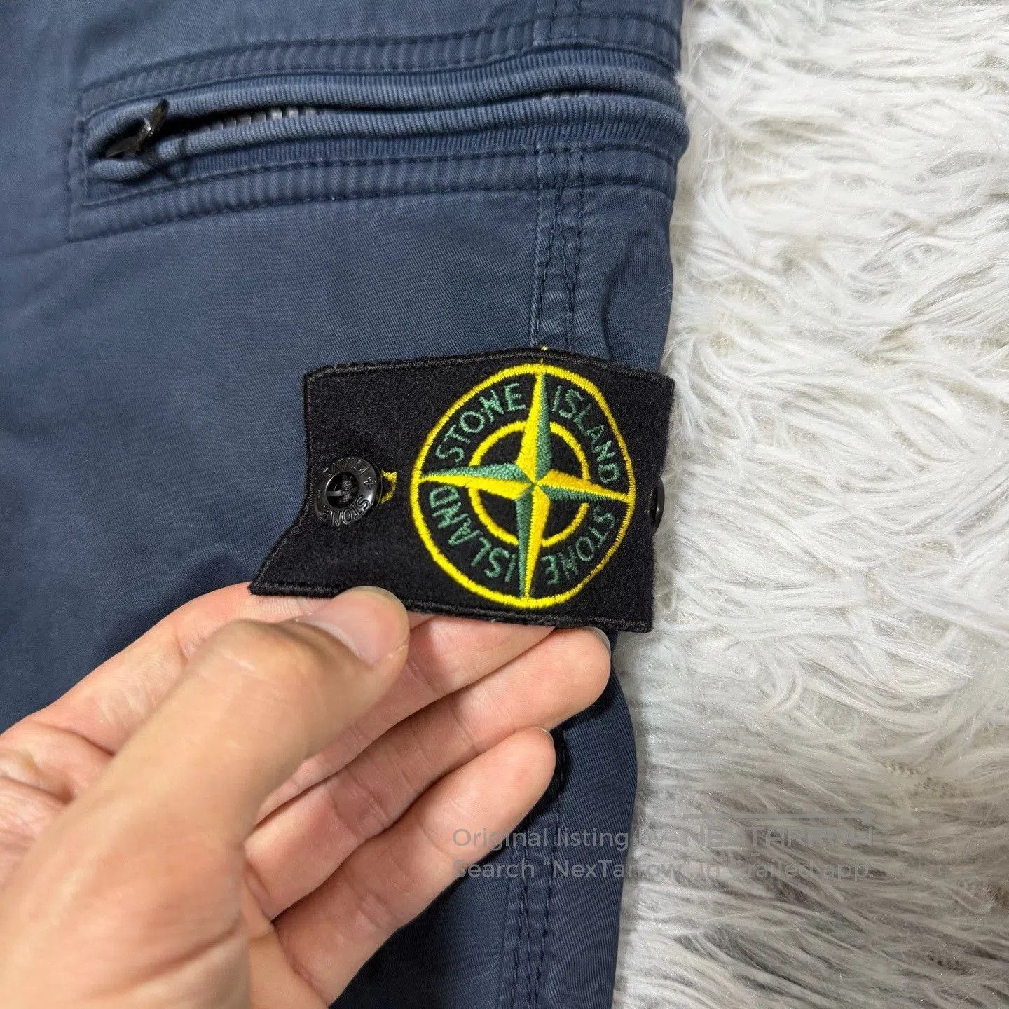 Stone Island Stone Island Dark Blue Cargo Pants W30. Size US 30 / EU 46 - 3 Thumbnail