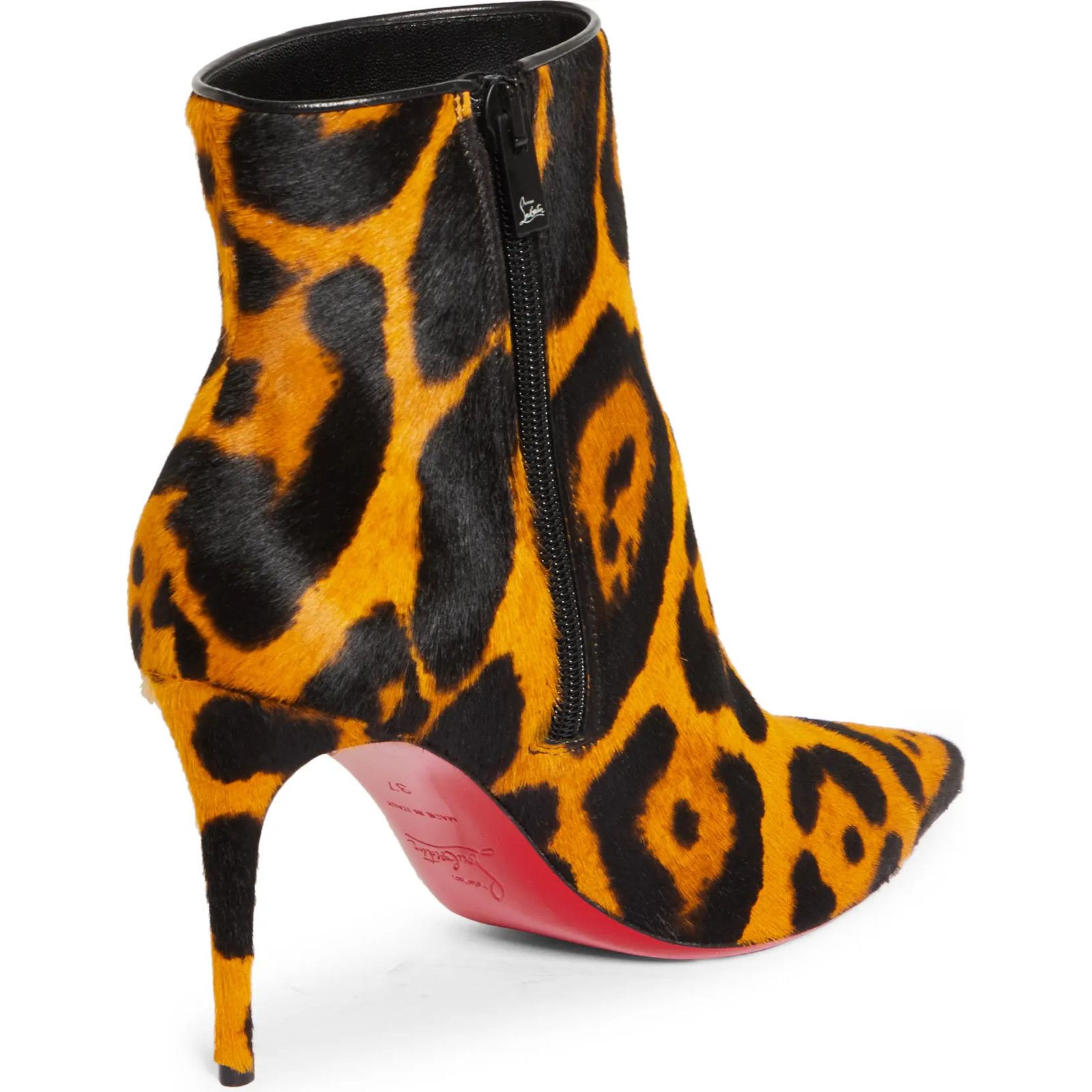 Christian Louboutin Christian Louboutin So Kate Booty 85 Black Spicy Leopard Size US 7 / IT 37 - 8 Thumbnail