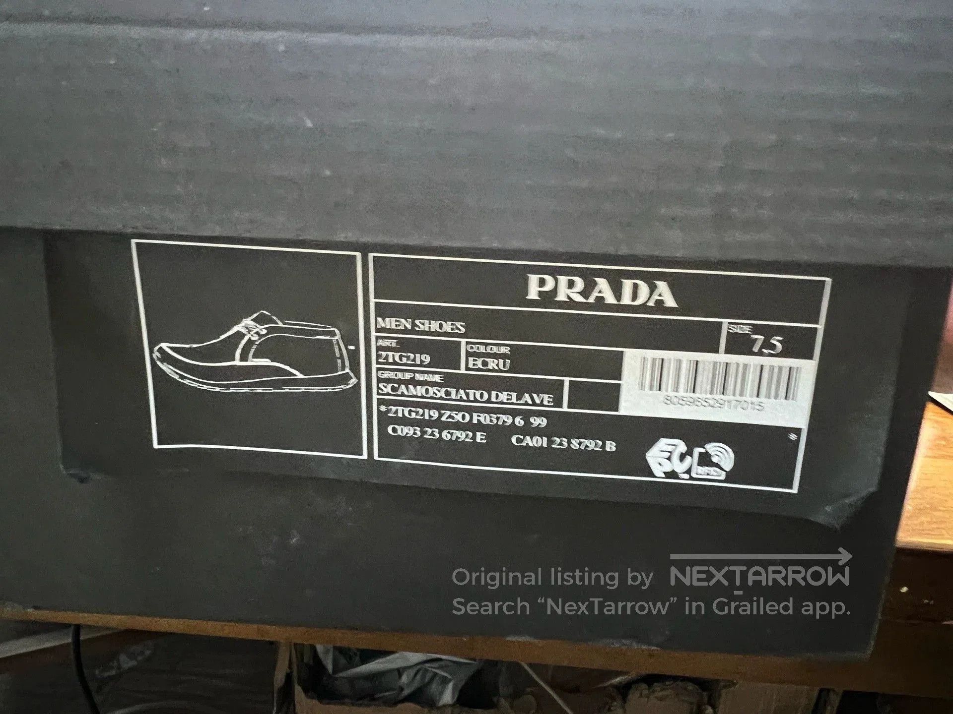 Prada prada beige suede leather high-top casual shoes. Size US 5.5 / EU 38 - 7 Thumbnail