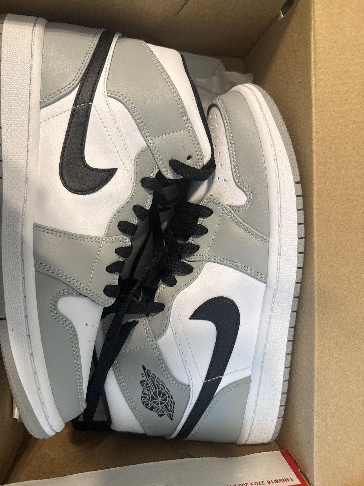 Nike Air jordan 1 smoke grey mid rise Size US 7.5 / EU 40-41 - 1 Thumbnail