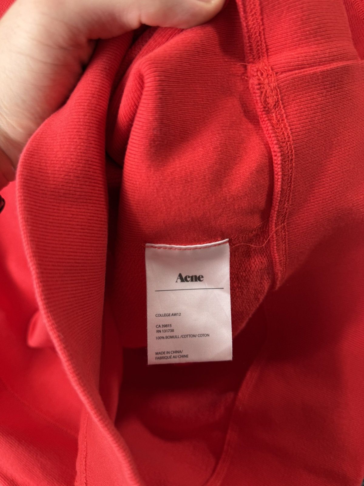 Acne Studios 💥Rare! Acne Studio Sweatshirt Crew Neck Size US S / EU 44-46 / 1 - 7 Thumbnail