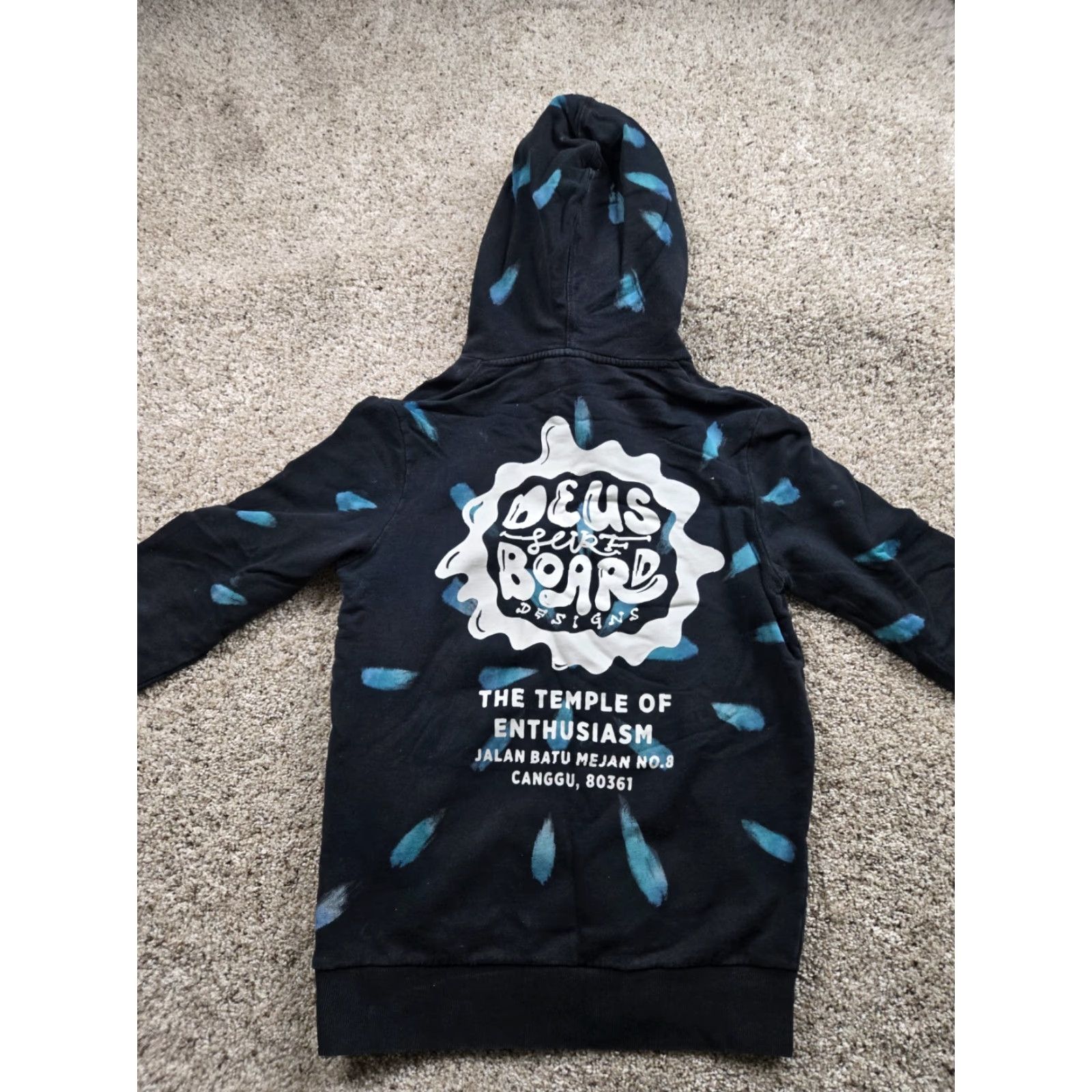 BONSAI Dues Ex Machina Bonsai Hoodie Small Mens Black Tie Dye Dues Surf Boards Graphic Size US S / EU 44-46 / 1 - 2 Thumbnail