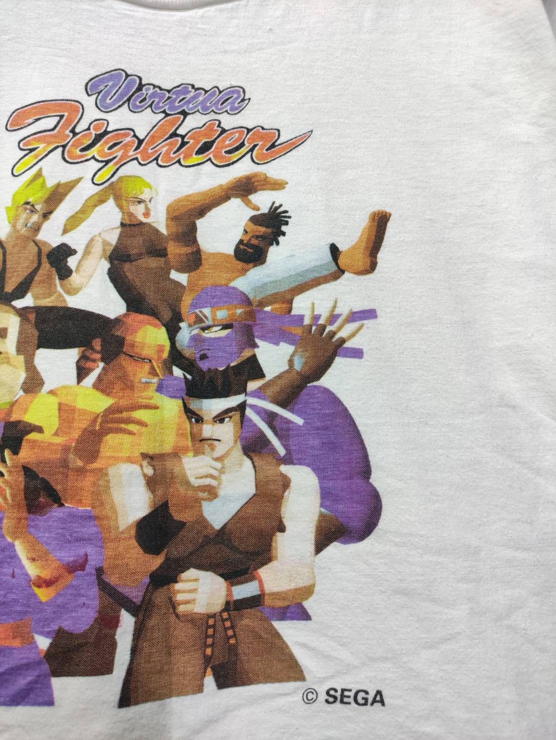 Nintendo Vtg 90's Virtua Fighter Game Sega Promo T-Shirt Size US M / EU 48-50 / 2 - 4 Thumbnail