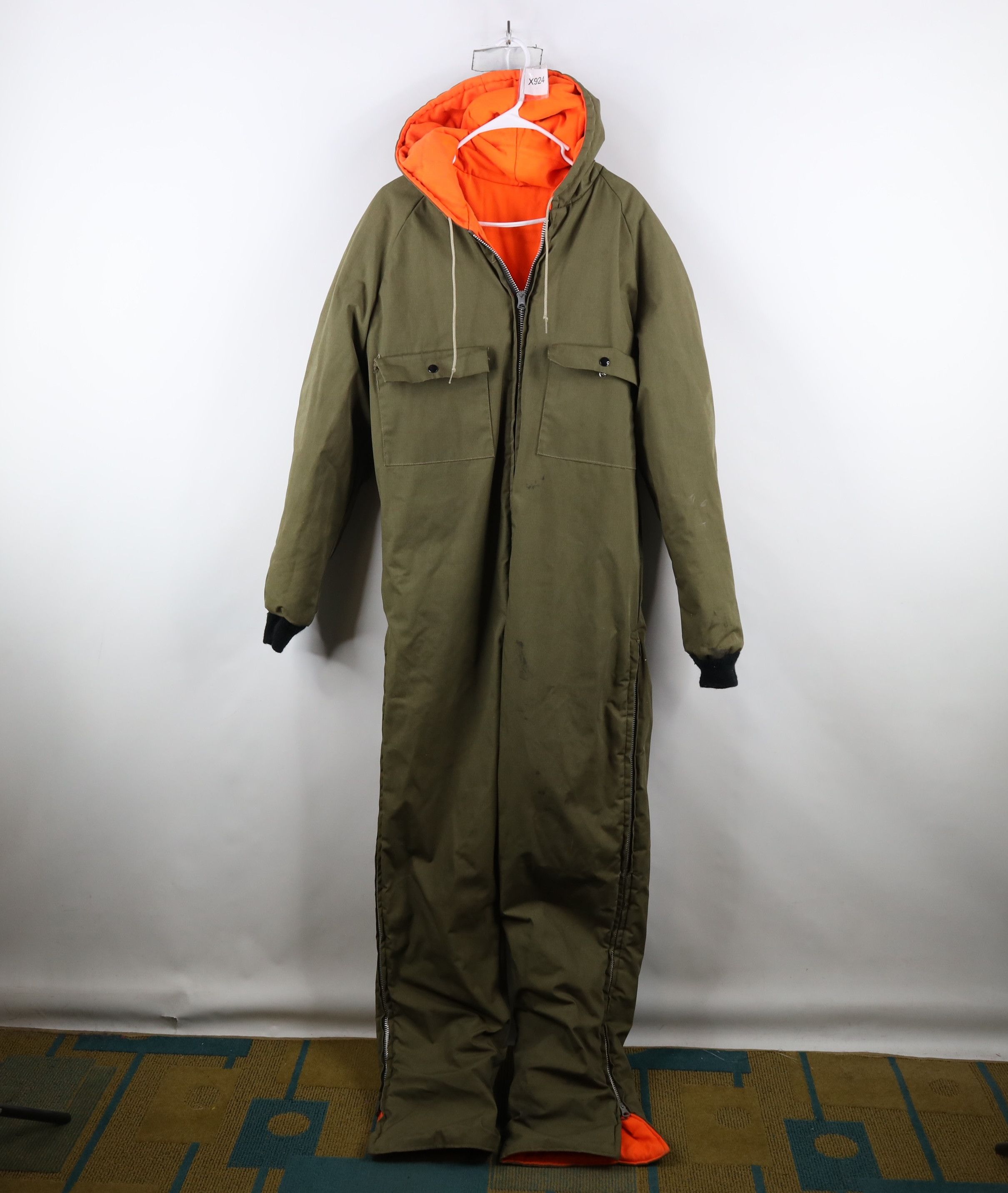 Vintage Vintage 70s Heavyweight Quilted Reversible Hooded Snow Suit Size US L / EU 52-54 / 3 - 3 Thumbnail