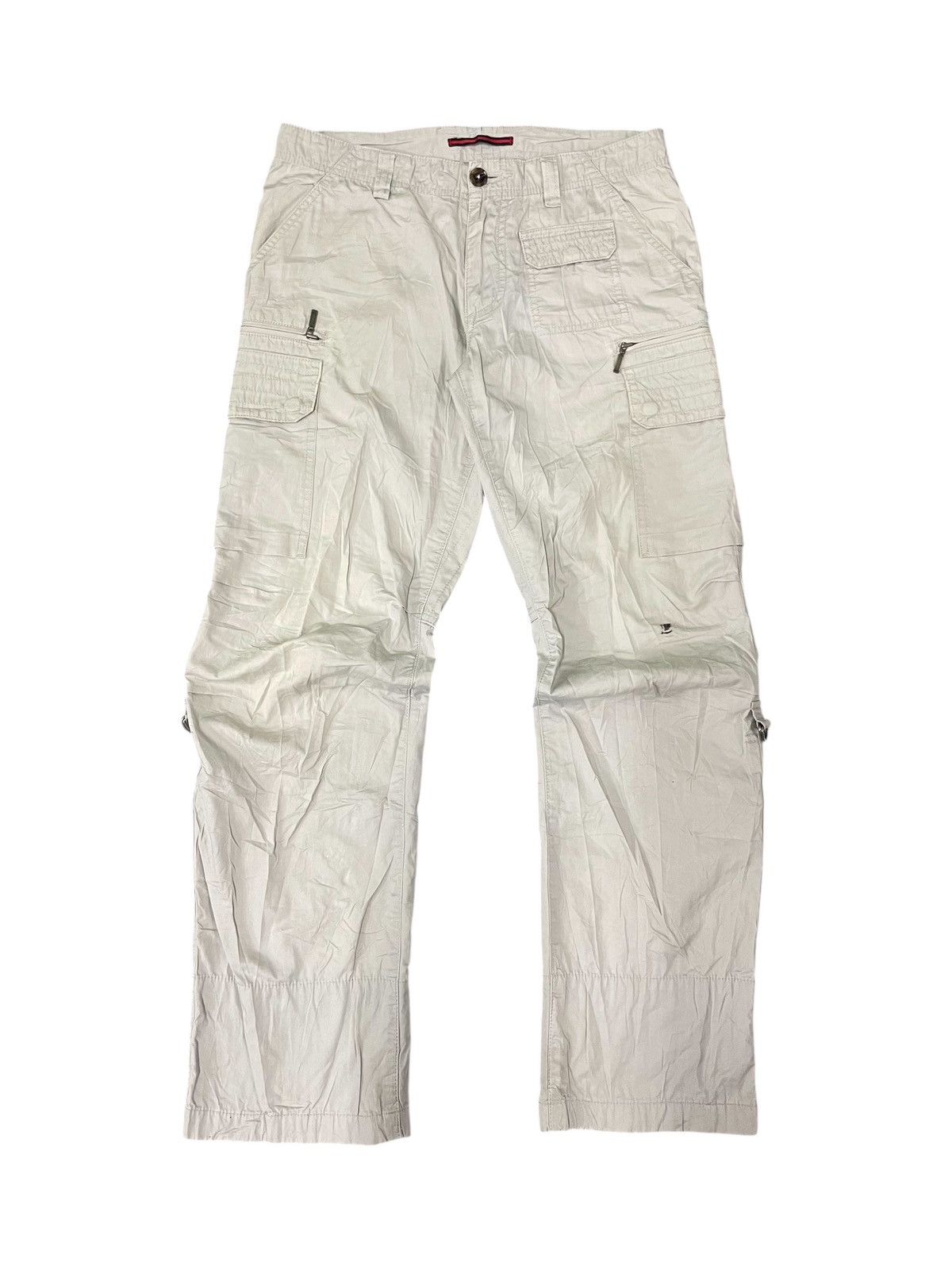 Japanese Brand Jun Red Cargo Multipocket Size US 32 / EU 48 - 1 Thumbnail