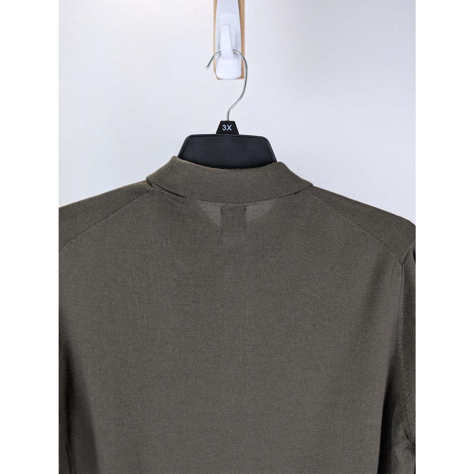 Boggi o1rshd1 CC20 Long Sleeve Knitwear Polo Shirt in Dark Brown Size US M / EU 48-50 / 2 - 15 Thumbnail