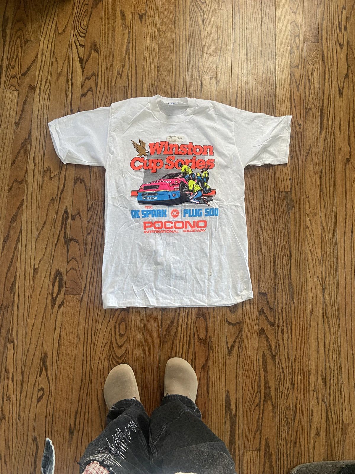NASCAR Vintage nascar winston cup shirt Size US XL / EU 56 / 4 - 1 Thumbnail