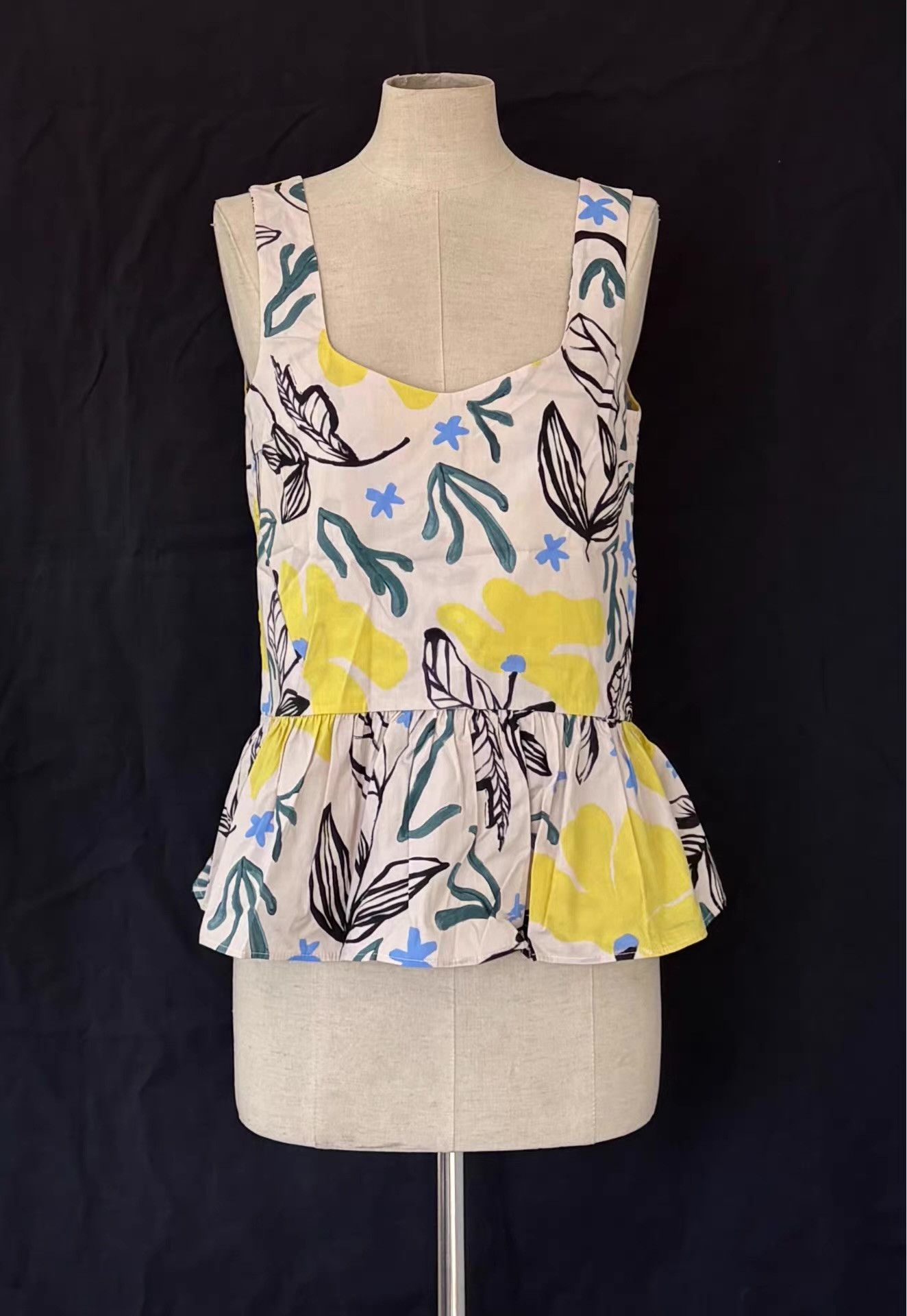 Paul Smith PS Paul Smith Women's Printed Sleeveless Top Ｑ21 Size L / US 10 / IT 46 - 1 Thumbnail