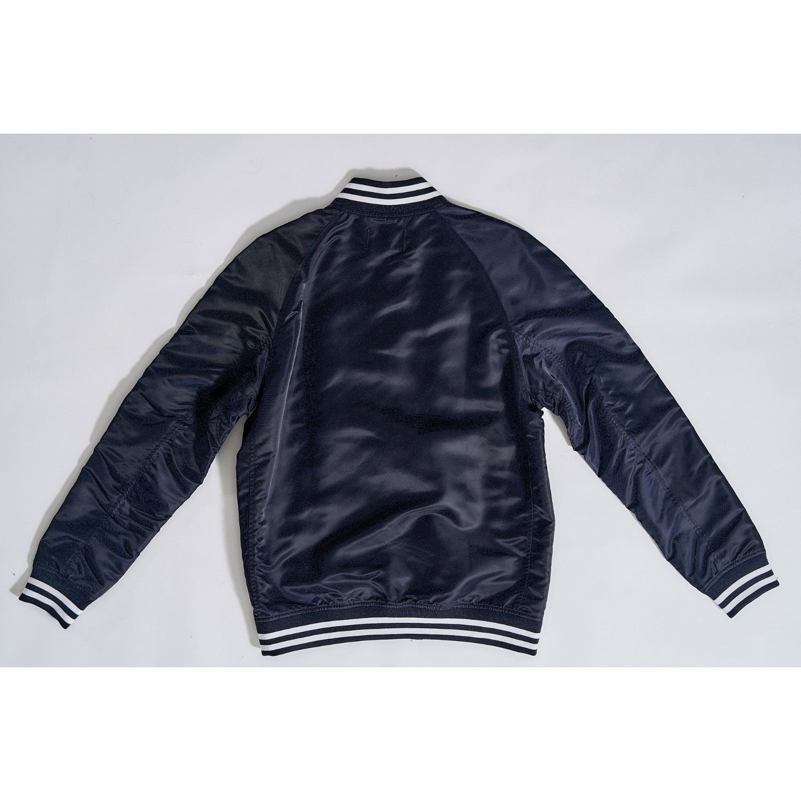 Reigning Champ Reigning Champ Jacket Mens Black Satin Stadium Bomber Size US L / EU 52-54 / 3 - 2 Thumbnail
