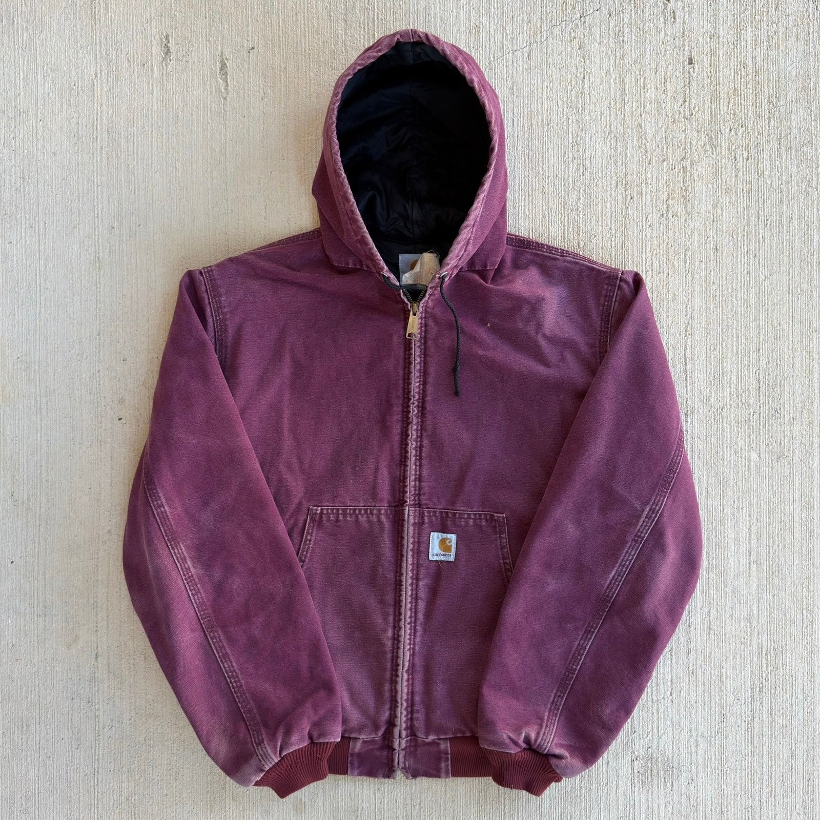 Carhartt × Vintage Carhartt YOUTH JQ646 Red hooded work wear jacket Size US XL / EU 56 / 4 - 1 Thumbnail