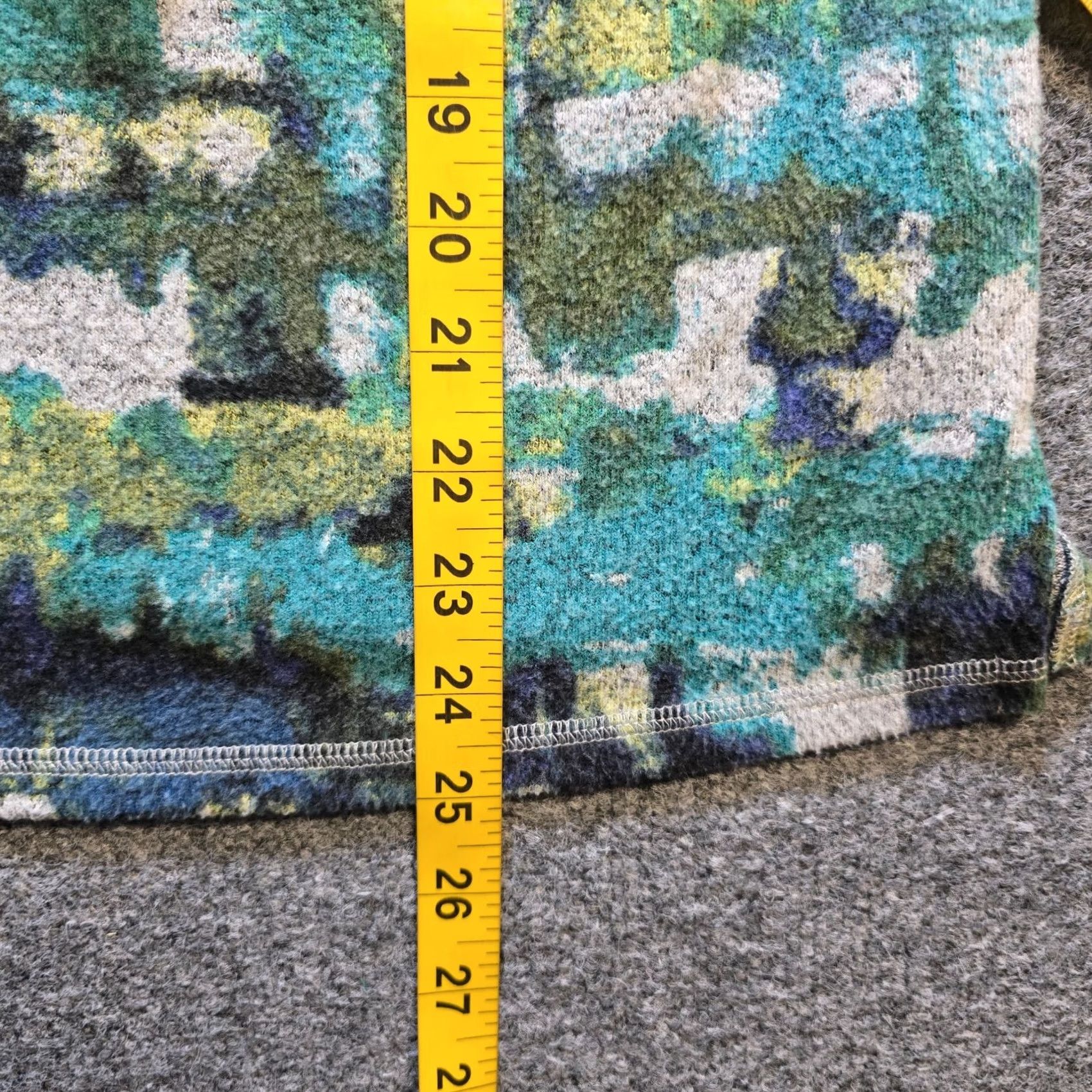 Habitat Habitat Sweater Womens Medium Green Tie Neck Stretch Long Sleeve Casual Artsy Size M / US 6-8 / IT 42-44 - 6 Thumbnail