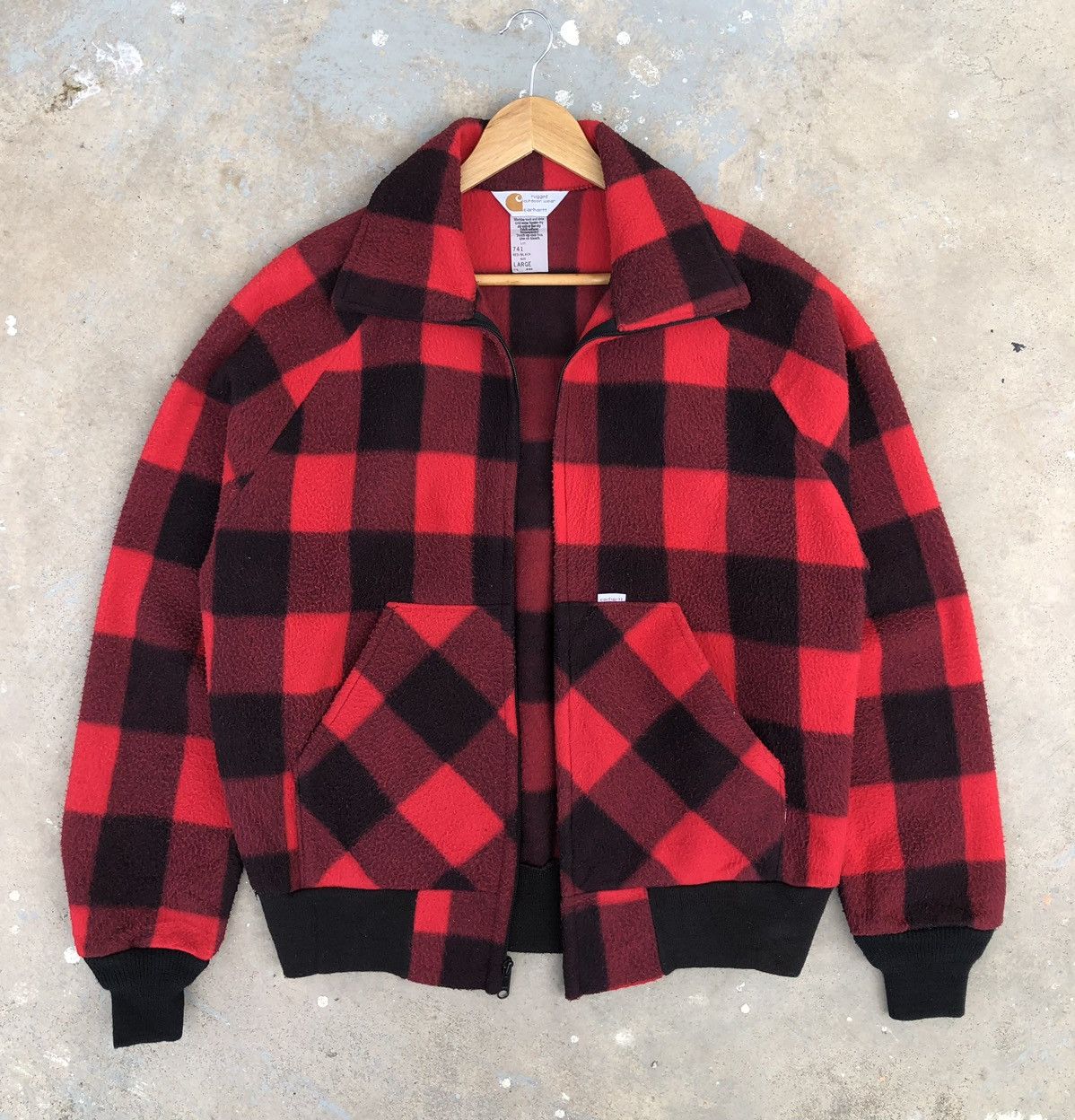 Carhartt Vintage Carhartt Plaid Tartan Polar Fleece jacket Made In 🇺🇸 Size US M / EU 48-50 / 2 - 1 Thumbnail