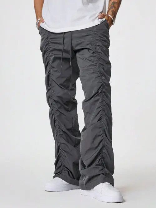 Japanese Brand × Vintage Straight Leg Casual Central Cee Sweatpants Size US 34 / EU 50 - 4 Thumbnail
