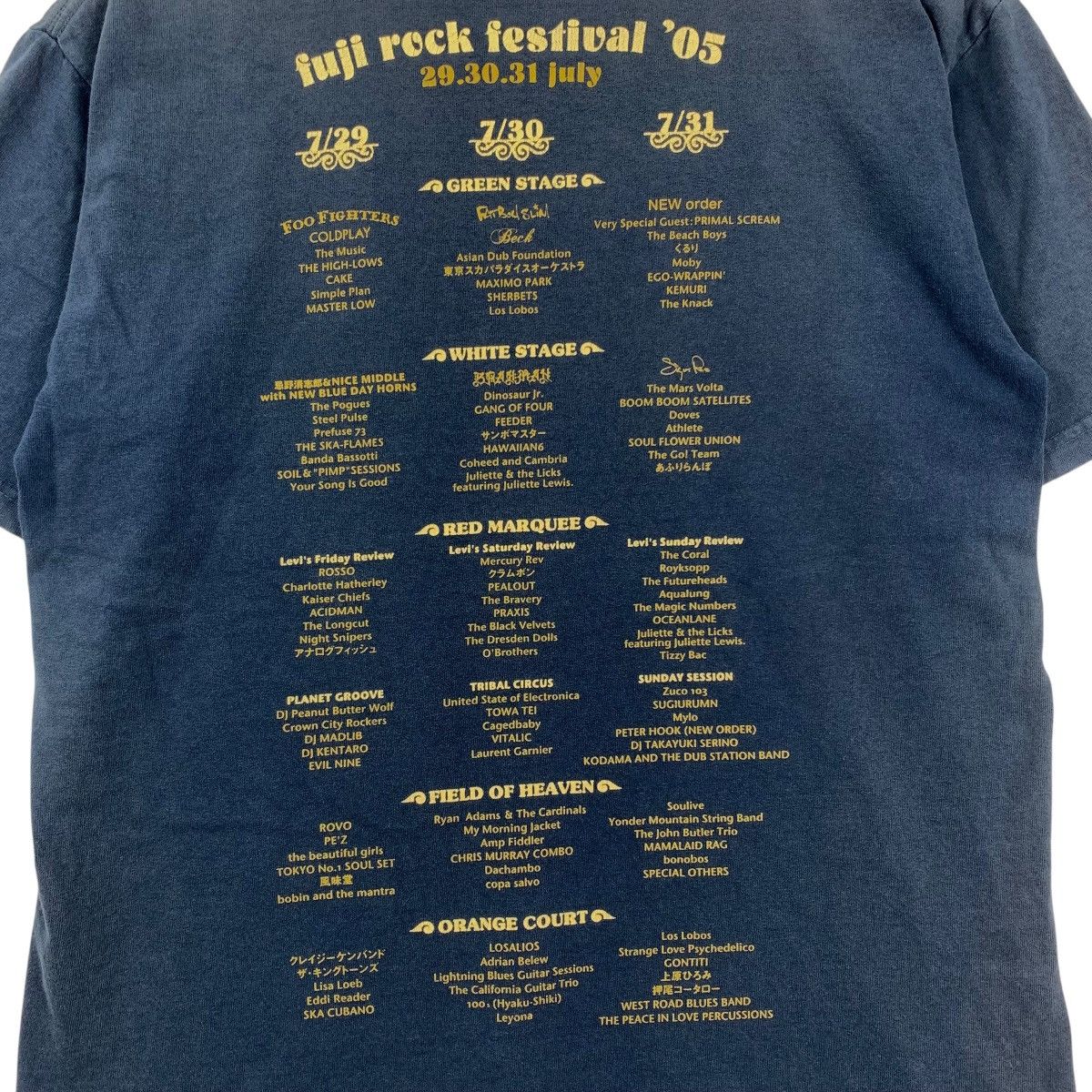 Vintage Vintage Y2K FUJI ROCK FESTIVAL Foo Fighters Coldplay Tshirt Size US L / EU 52-54 / 3 - 4 Thumbnail