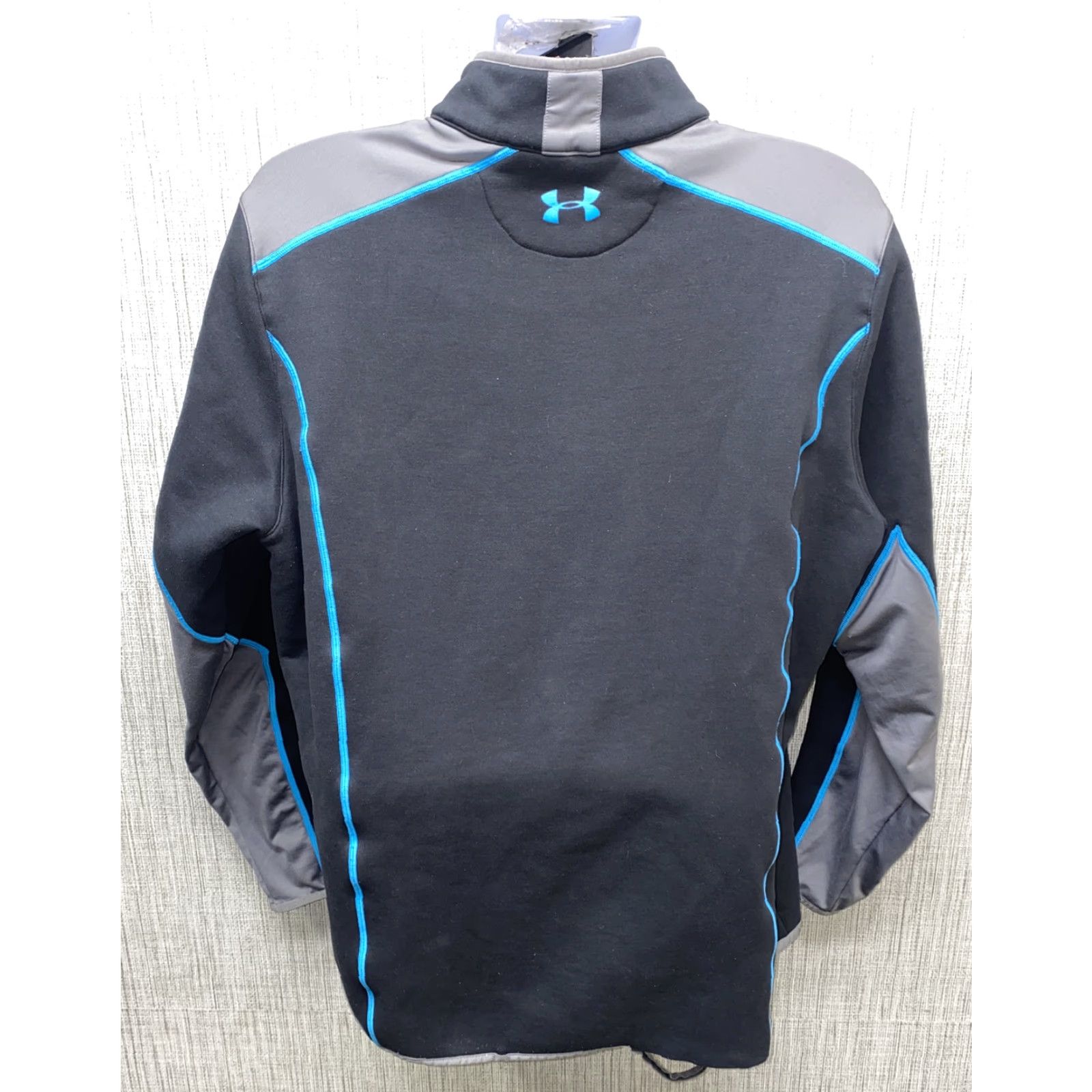 Under Armour Under Armour Jacket 1/2 Zip Mens L Black Gray Polyester Pullover Casual Regular Size Size US L / EU 52-54 / 3 - 5 Thumbnail
