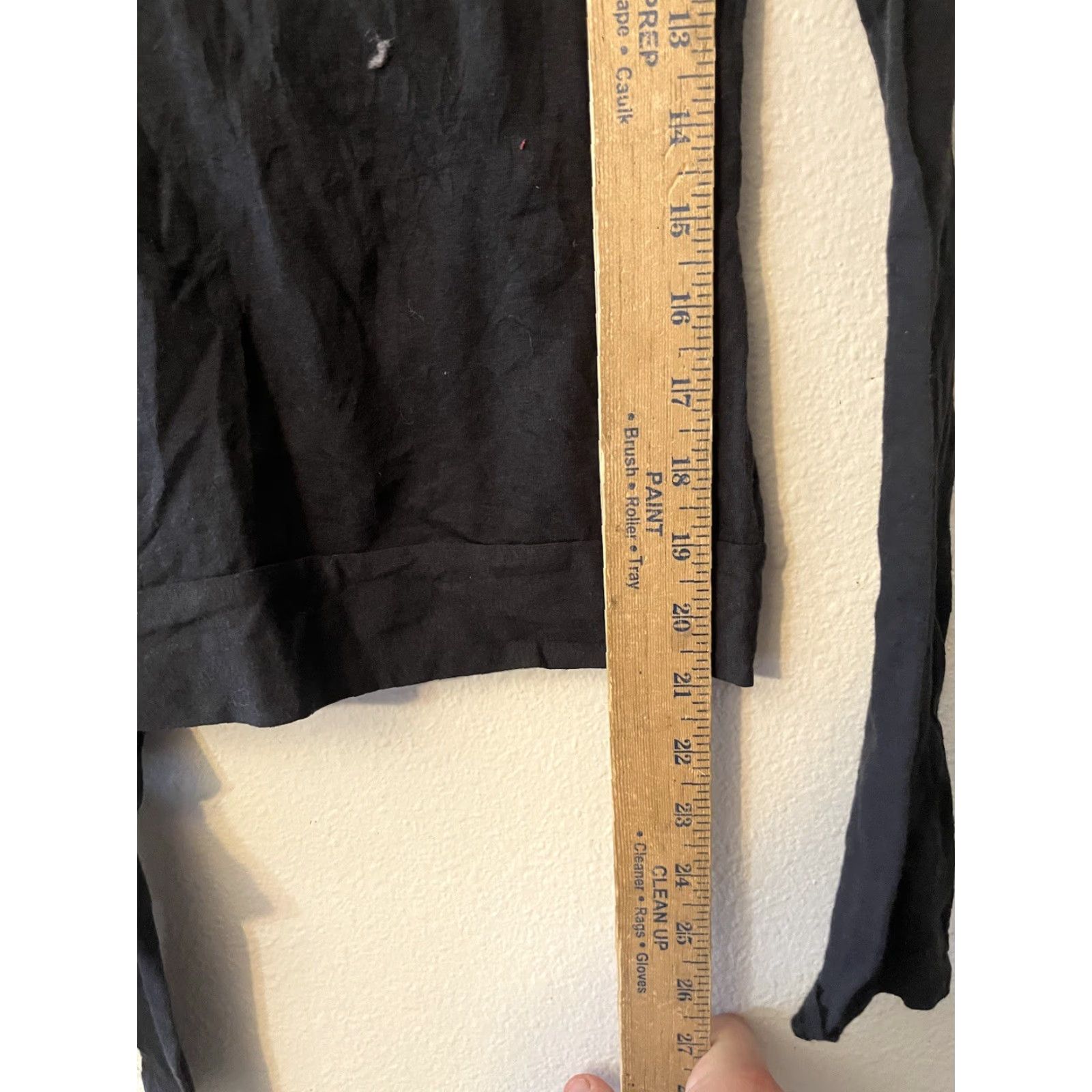 Tommy Hilfiger Tommy Jeans Womens Black V Neck Long Sleeve Cross Front Knit Cotton Size XS / US 0-2 / IT 36-38 - 4 Thumbnail